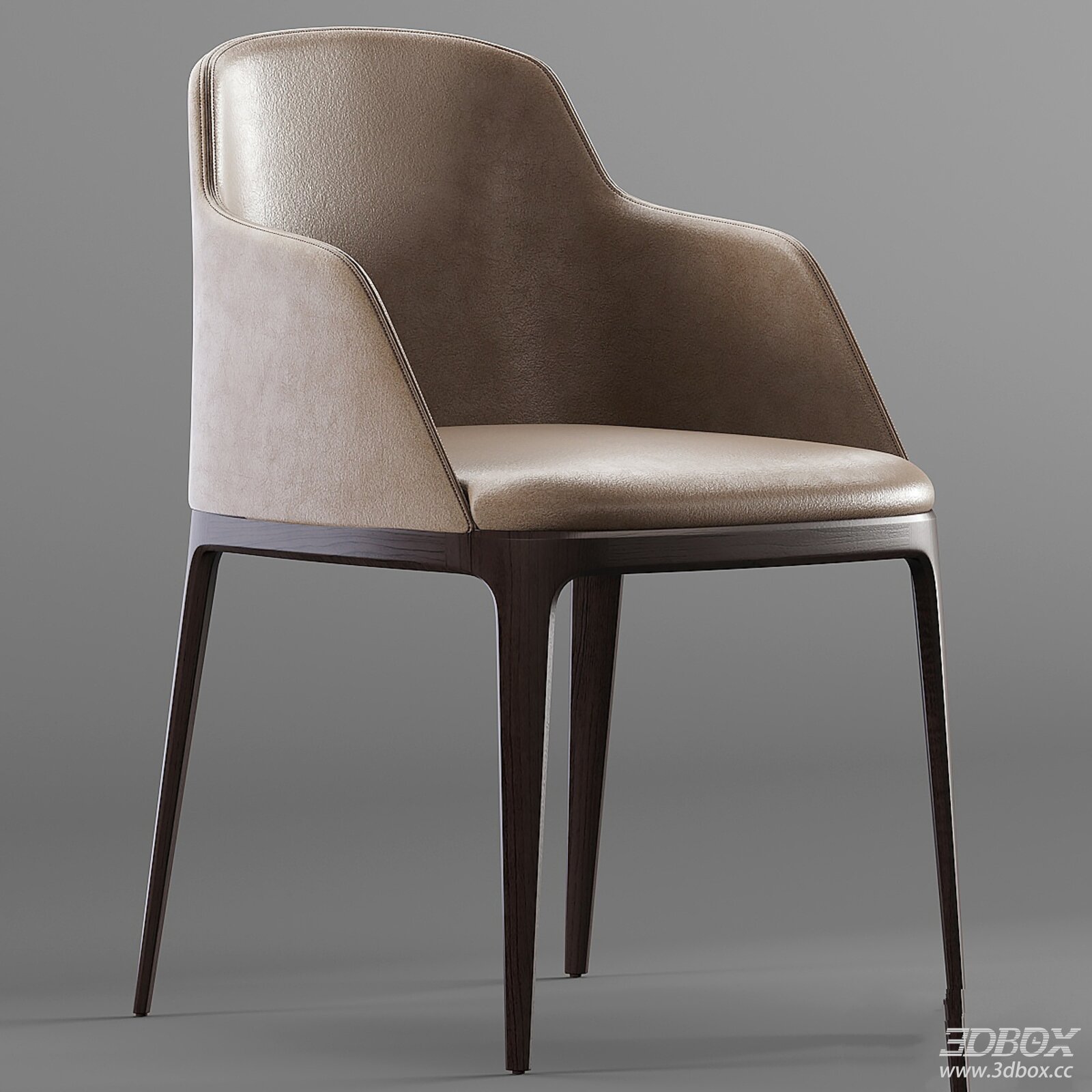Poliform Grace Modern Leather Armchair