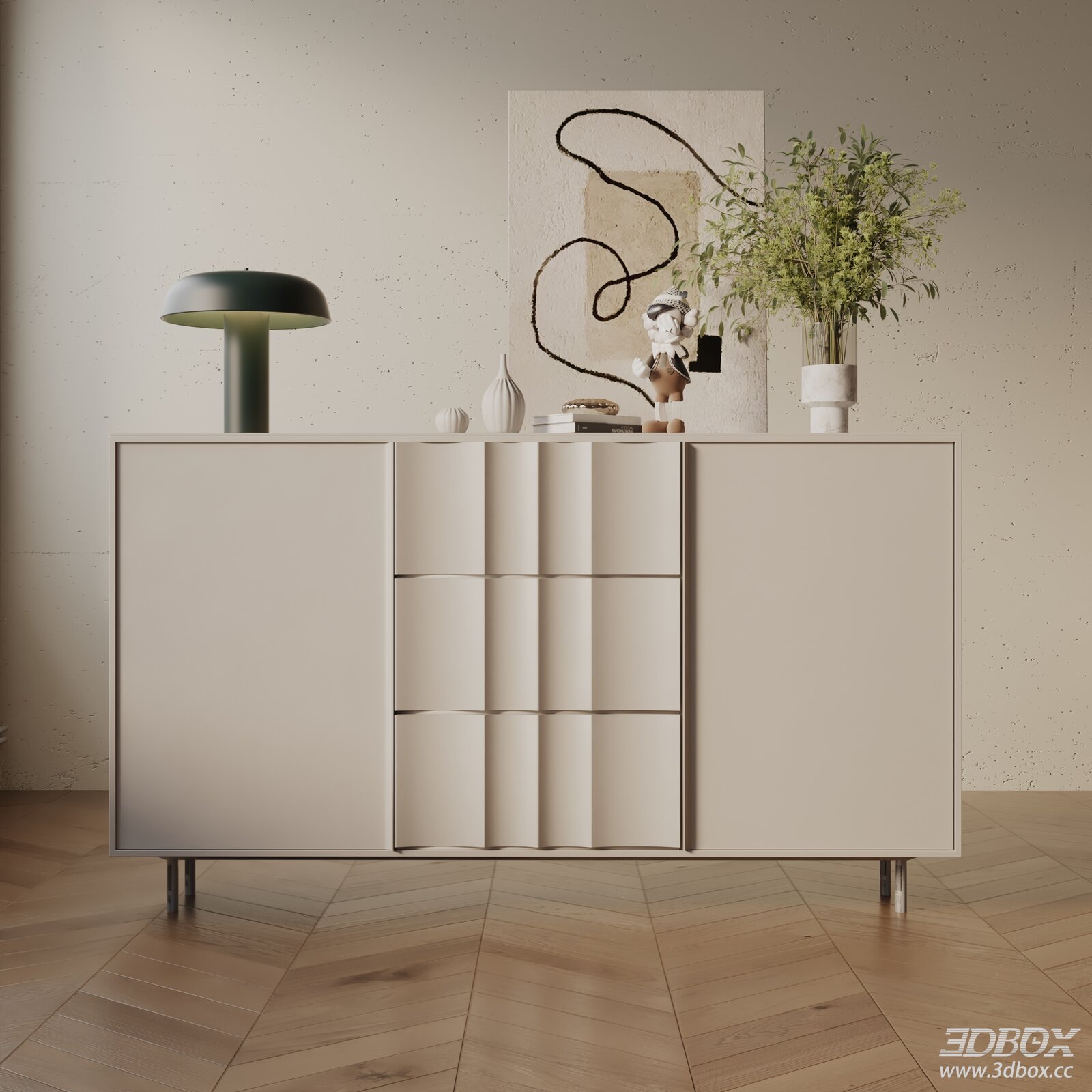 Modern Minimalist Sideboard Hallway Cabinet