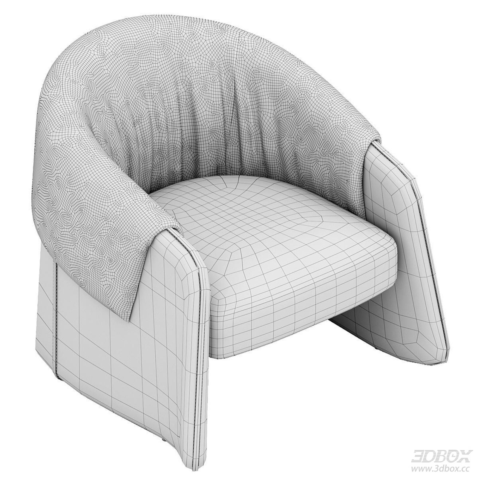 Ditre Italia Blazer Modern Fabric Armchair Single Leisure Sofa