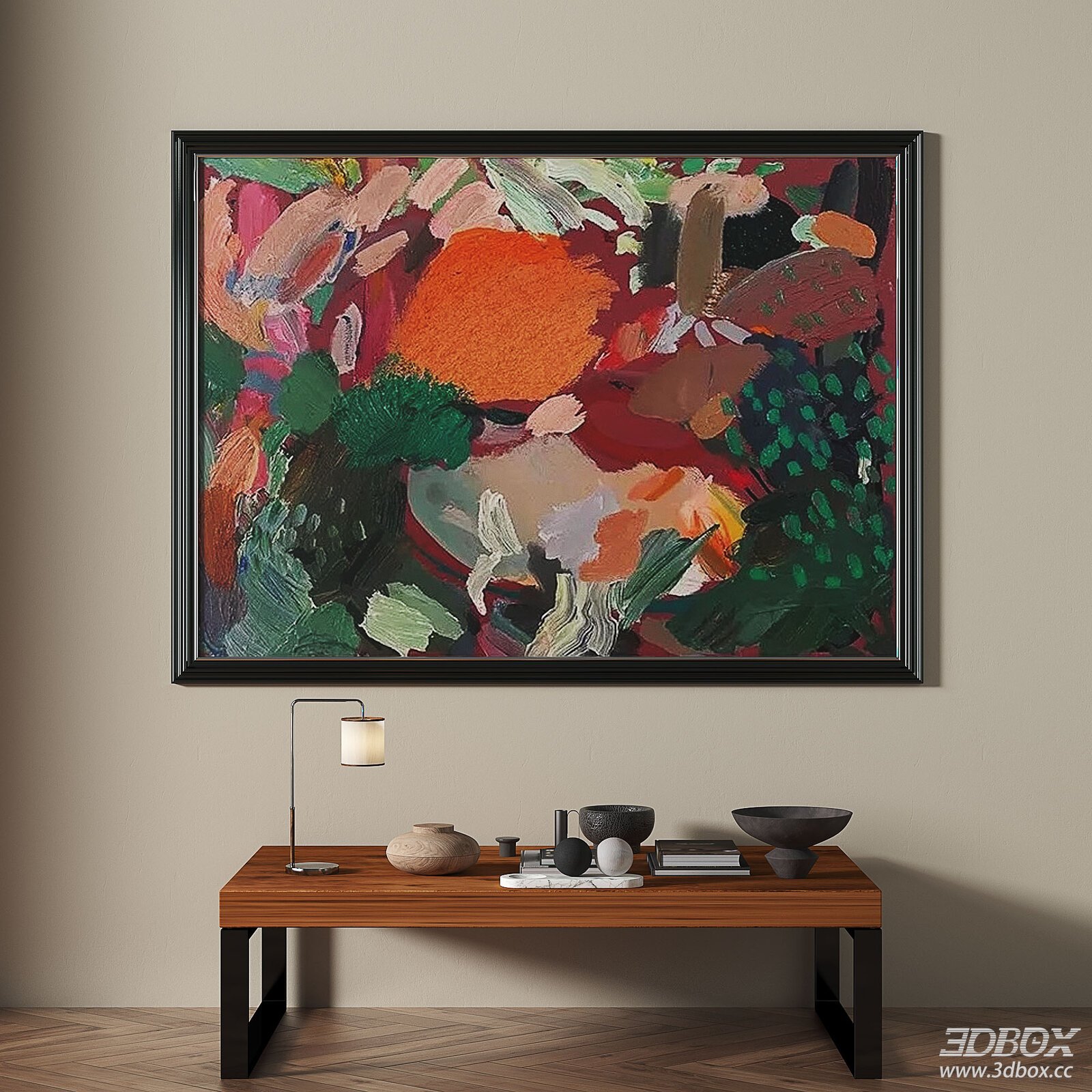 French Retro Luxury Abstract Decorative Wall Art Frame