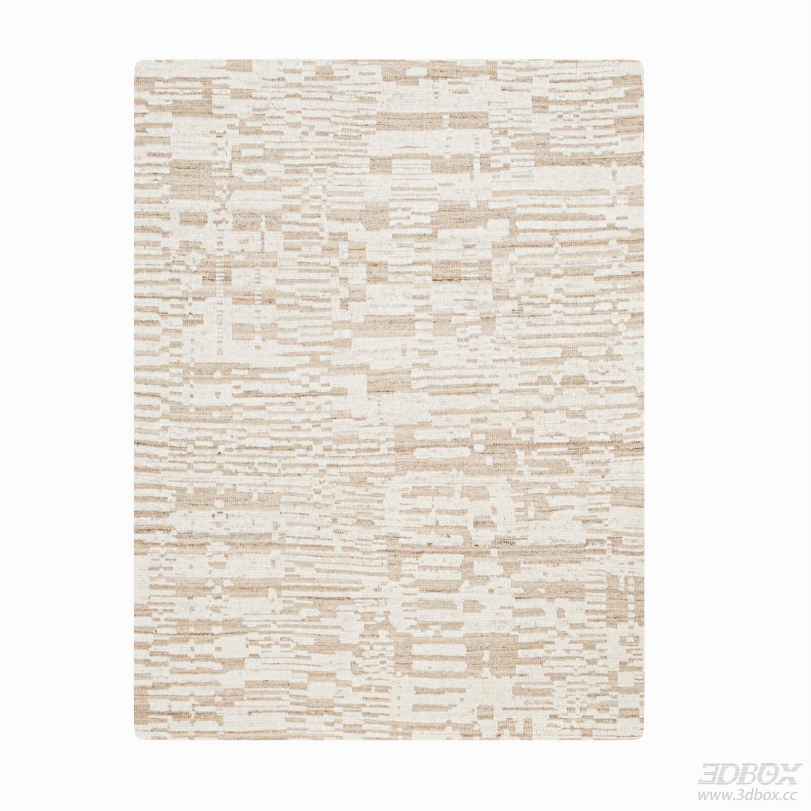Modern Beige Textured Area Rug