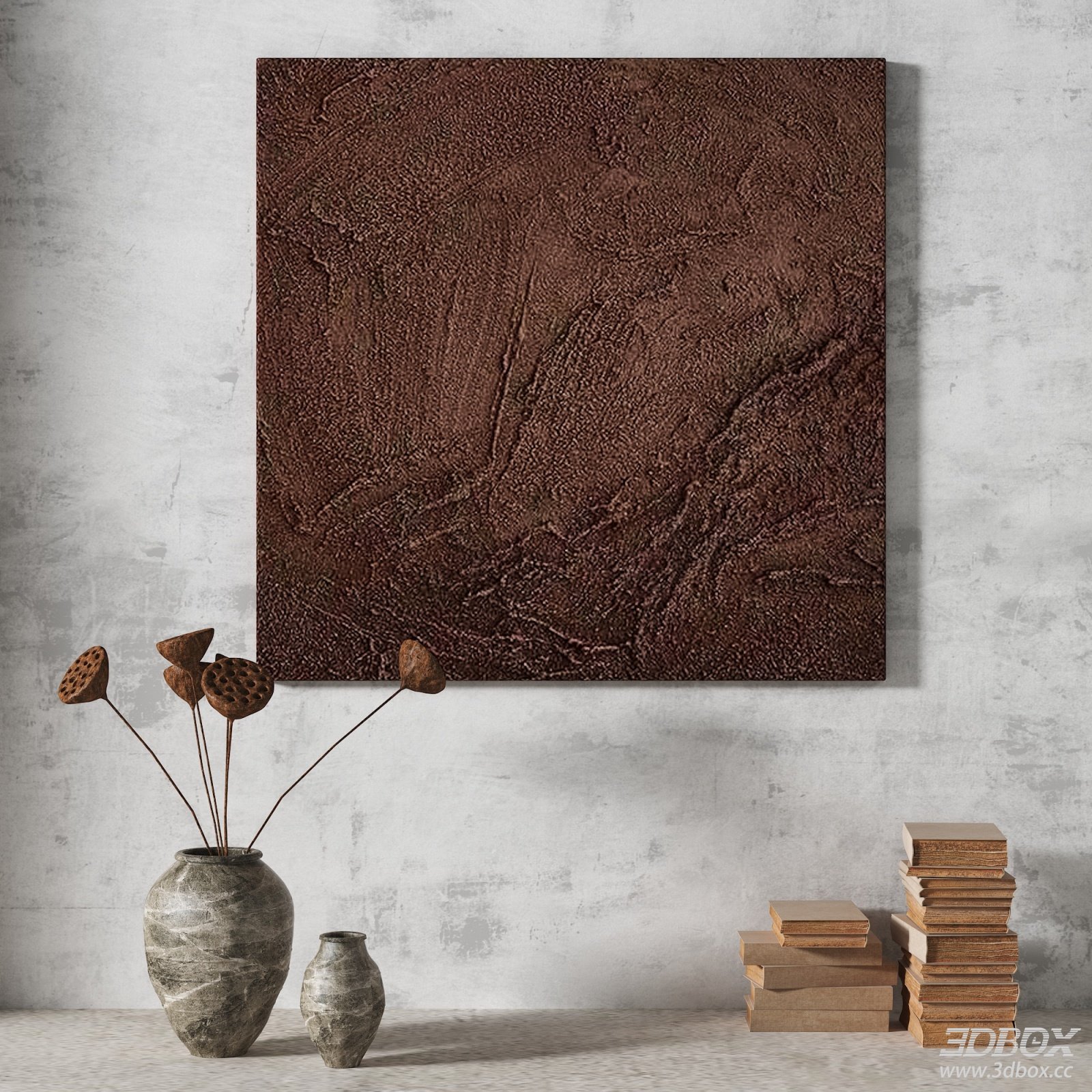 Wabi Sabi Abstract Textured Wall Art Decor Set