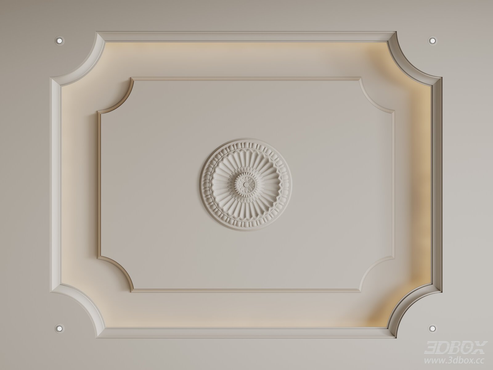 French Style Decorative Plaster Ceiling