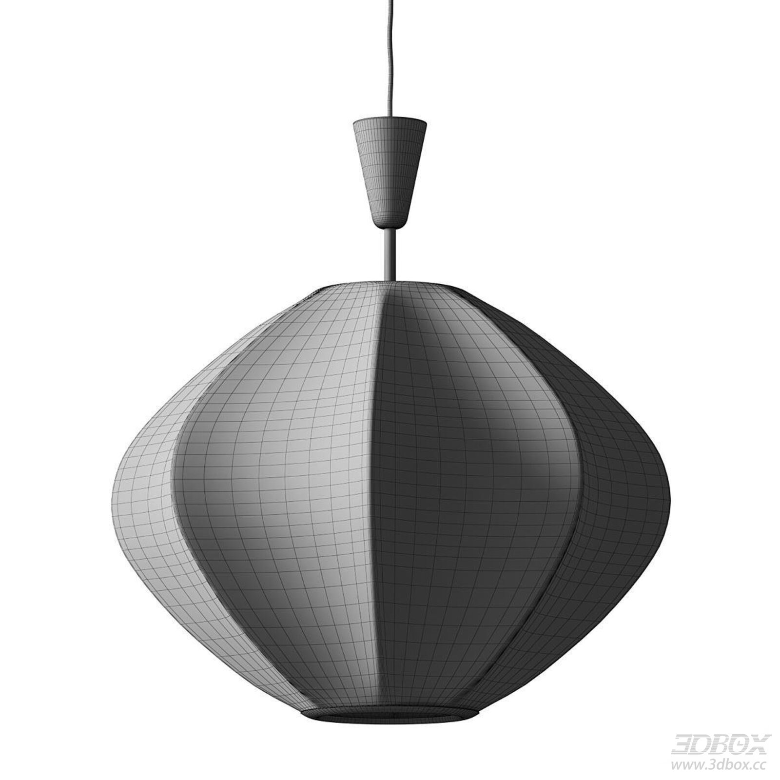 Modern Geometric Paper Shade Pendant Ceiling Lamp
