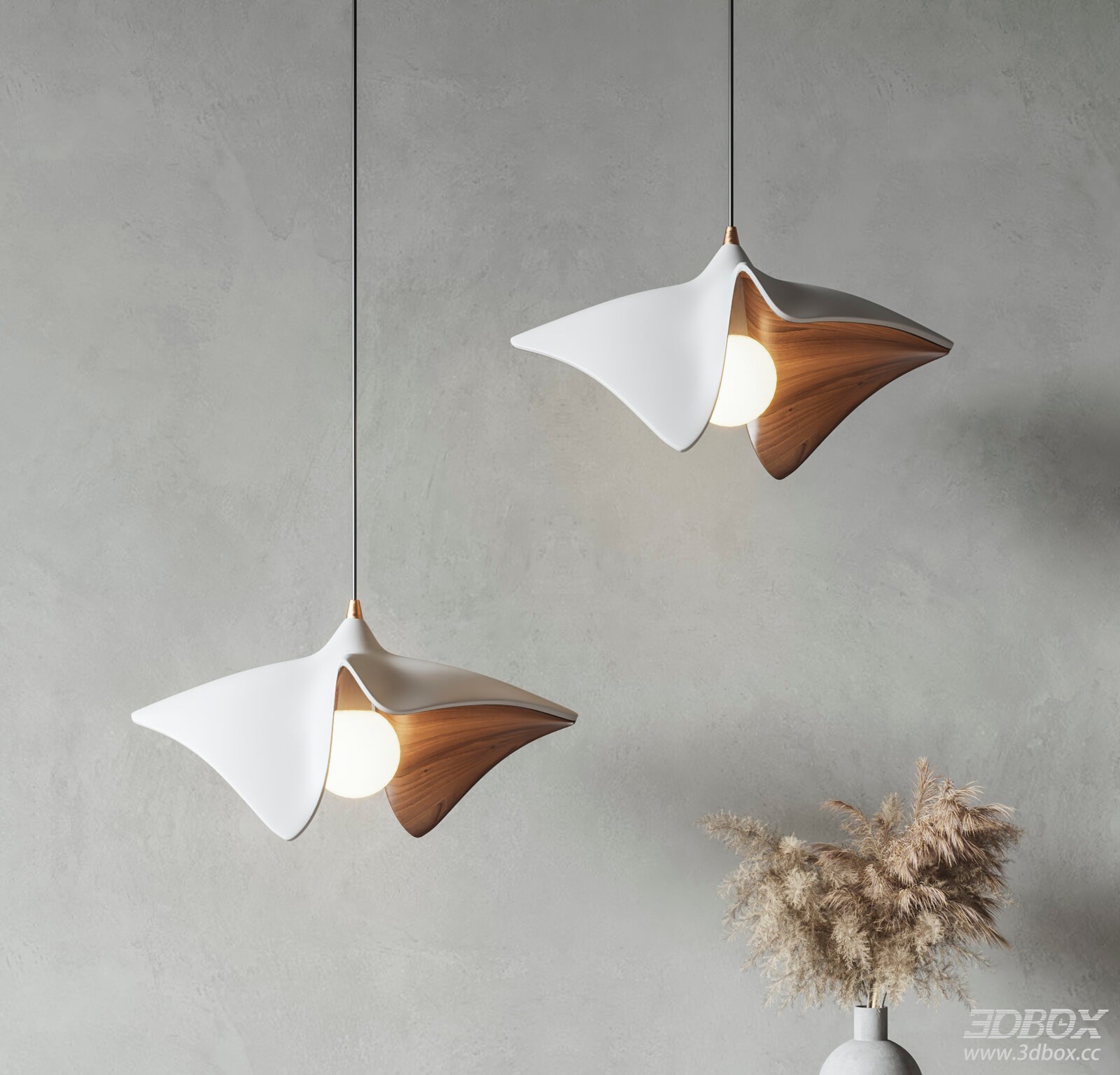 Wabi Sabi Style Pendant Ceiling Lamp Set