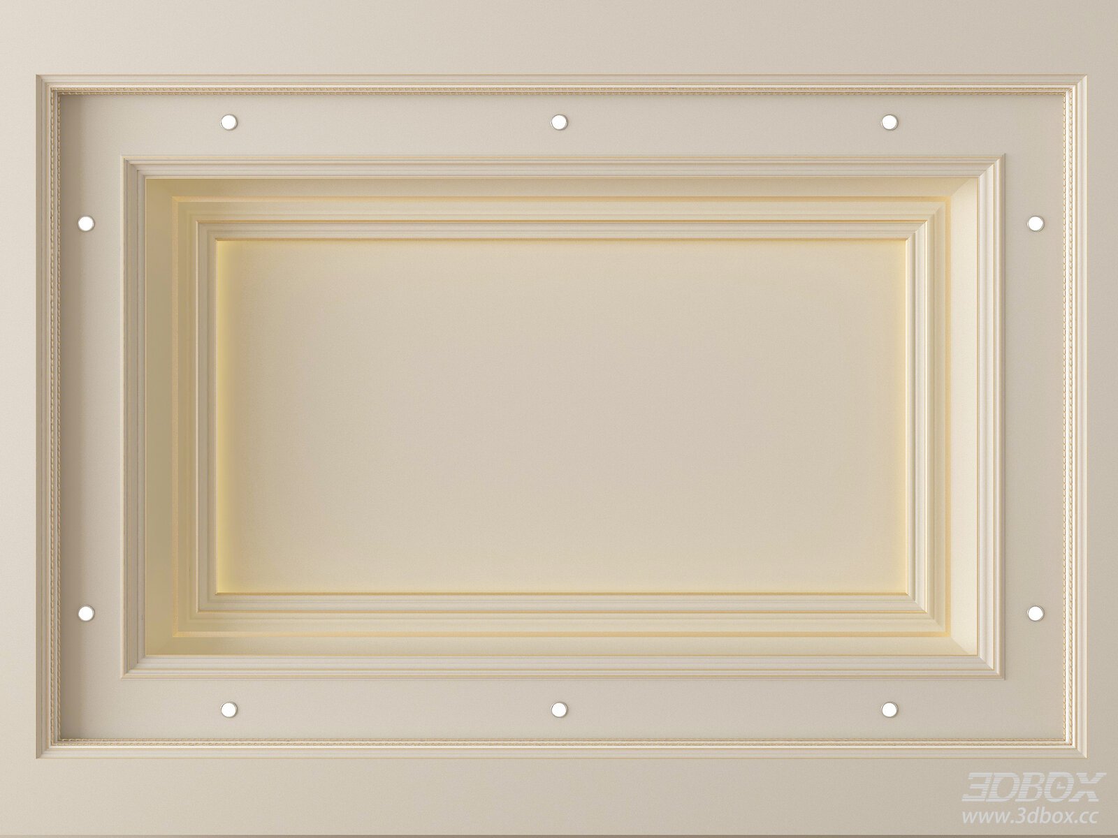 French Style Luxury Decorative Ceiling With Spot Lights