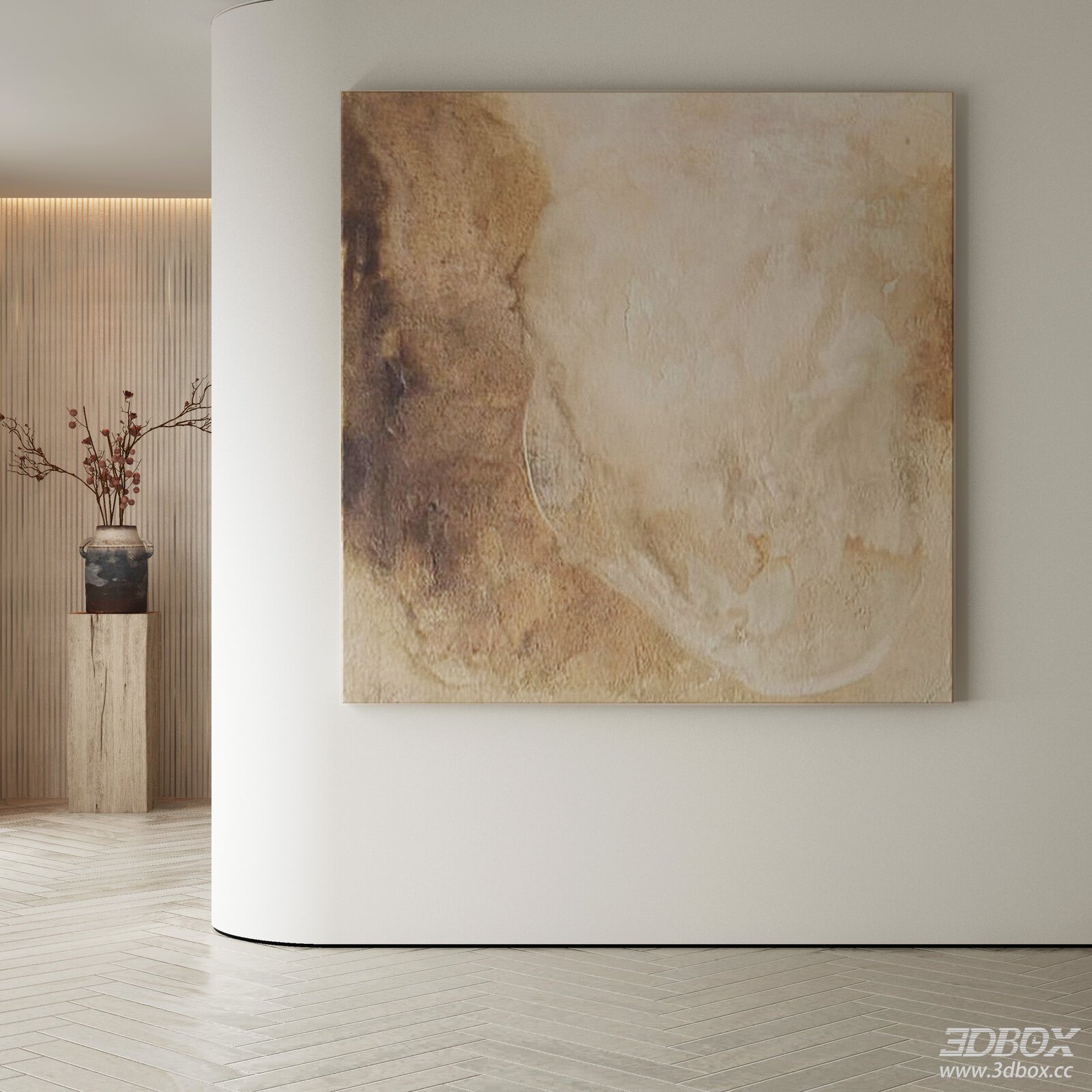 Wabi Sabi Abstract Textured Wall Art Painting