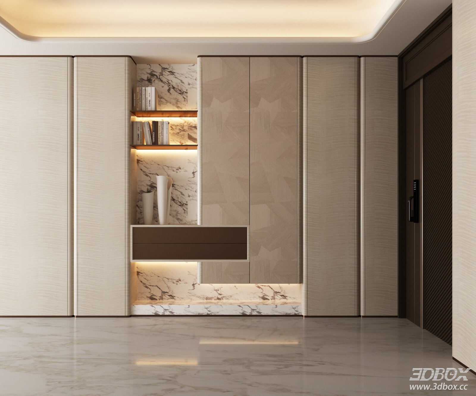 Modern Italian Luxury Hallway Entry Cabinet