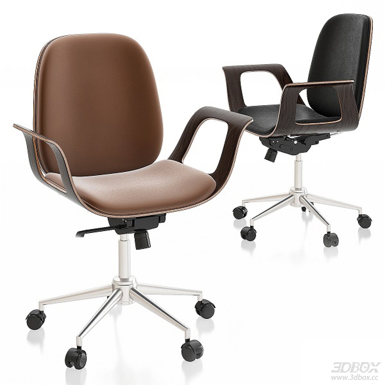 Modern Ergonomic Swivel Office Chair with Wheels