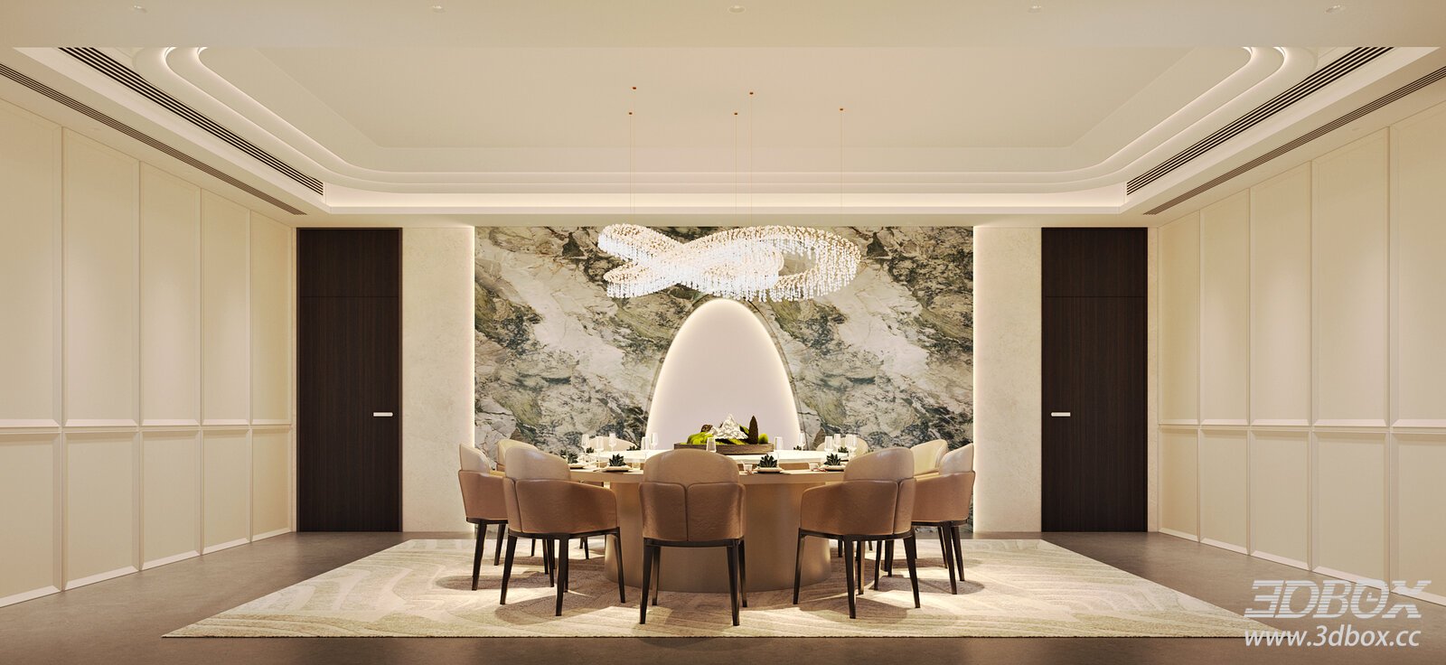 Modern Luxury Private Dining Room Restaurant Interior