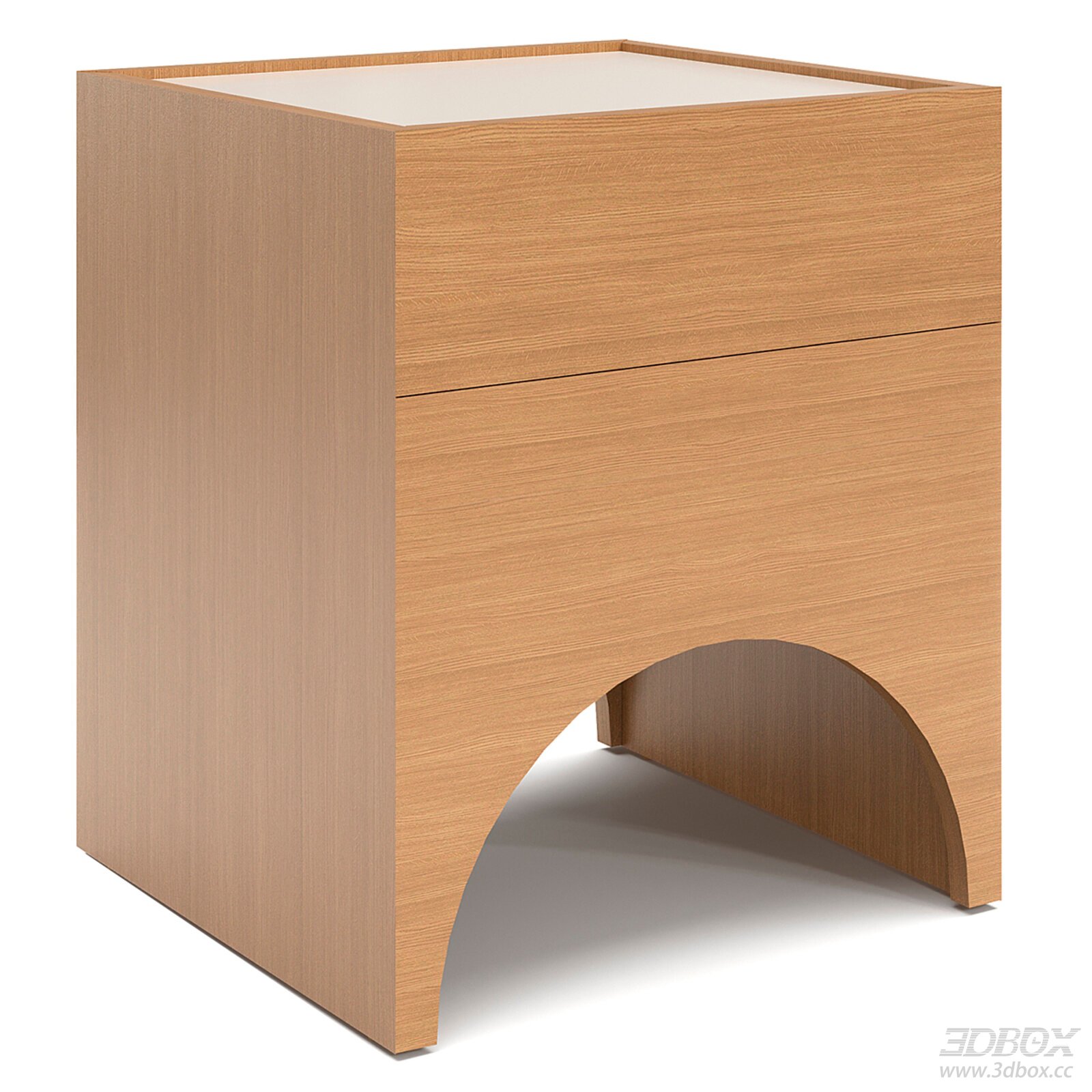 Nordic Minimalist Wooden Nightstand Side Table