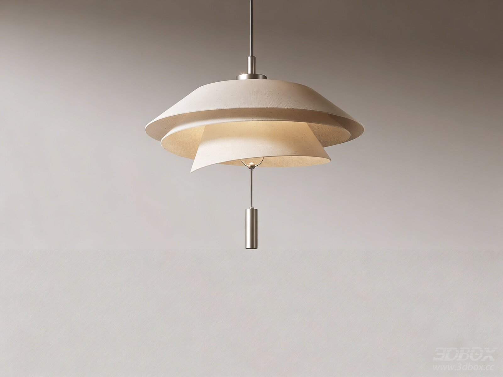 Modern Art Fabric Shade Ceiling Pendant Lamp