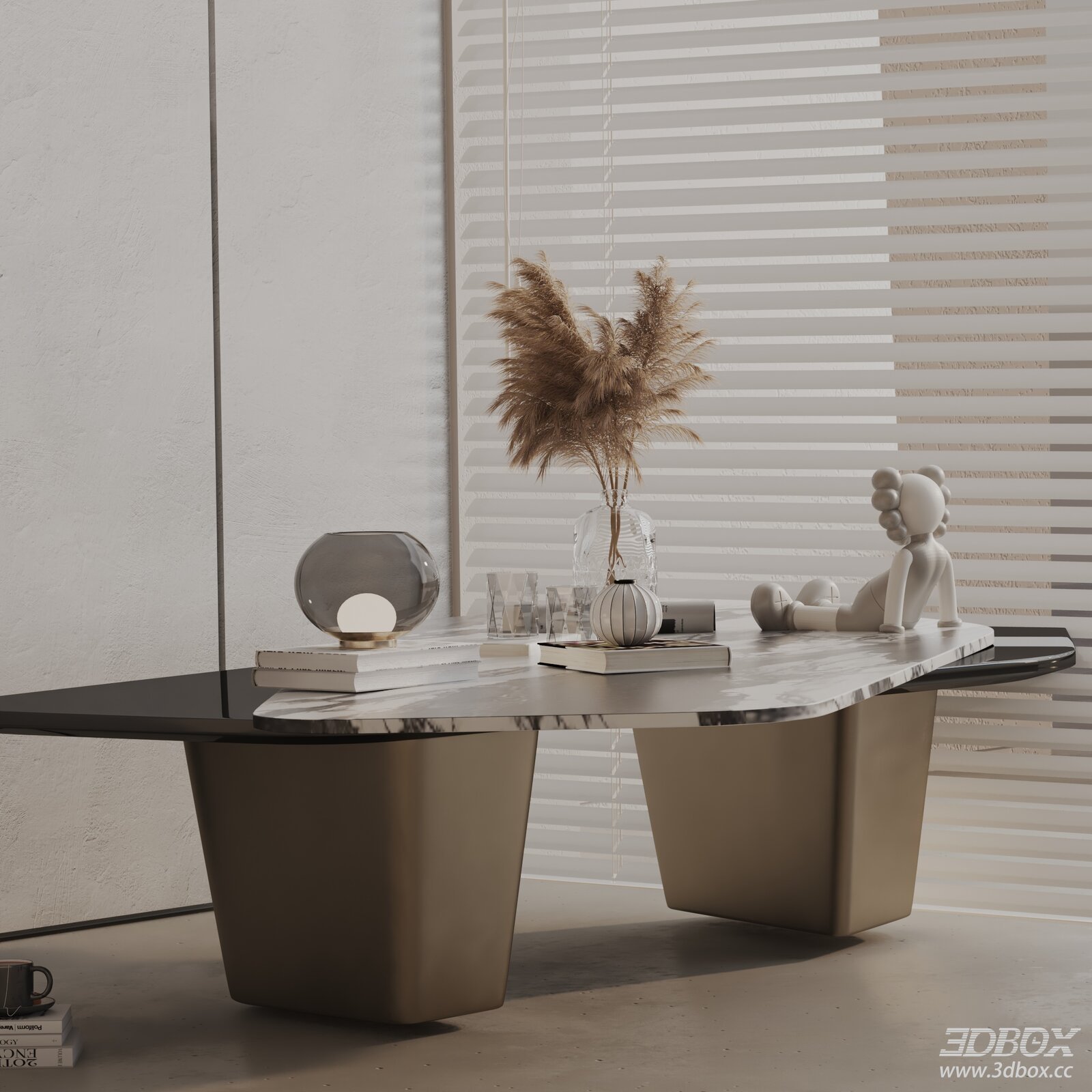 Modern Marble Top Coffee Table