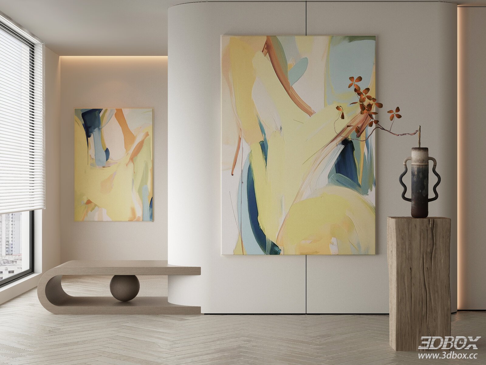 Modern Abstract Decorative Wall Art Painting Set