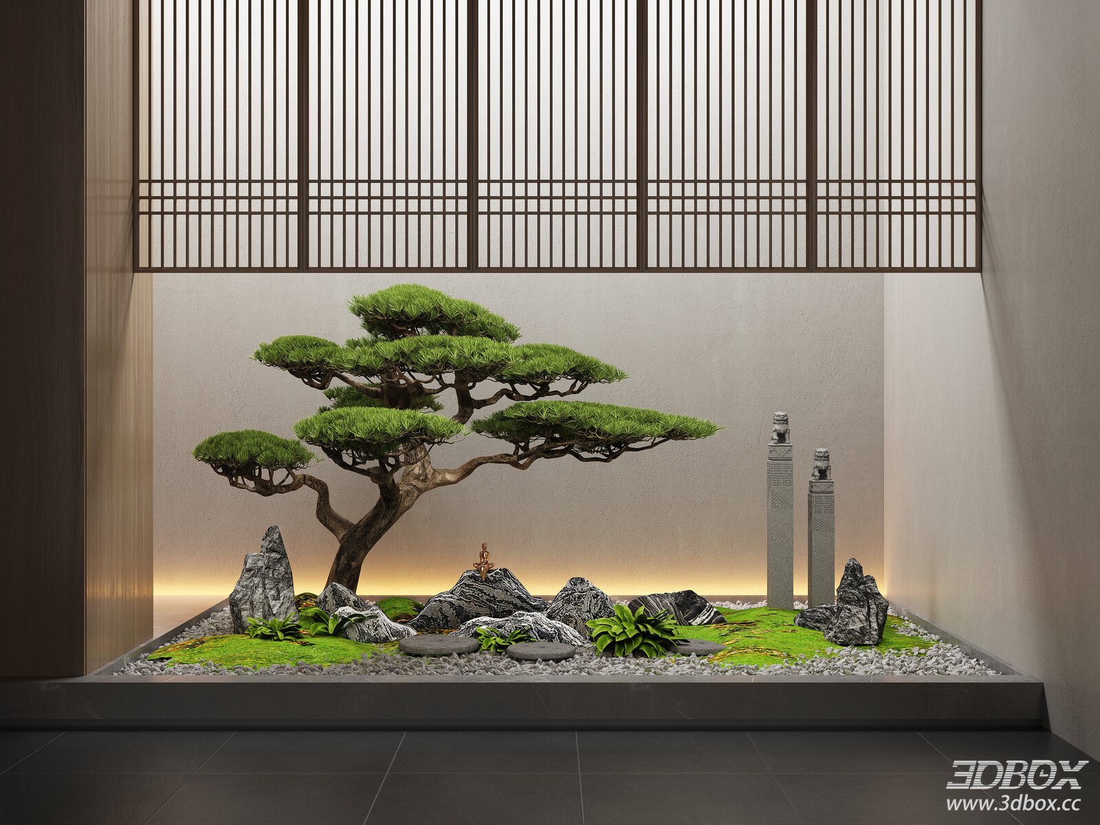 New Chinese Style Zen Indoor Landscape Decoration Set