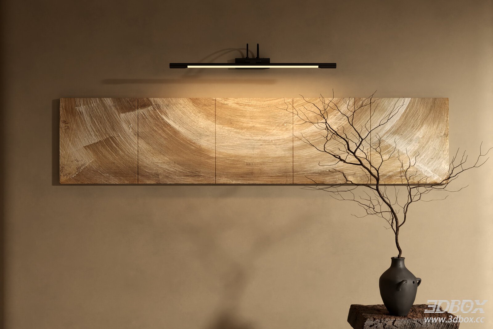 Wabi Sabi Long Abstract Wall Art Decor Set