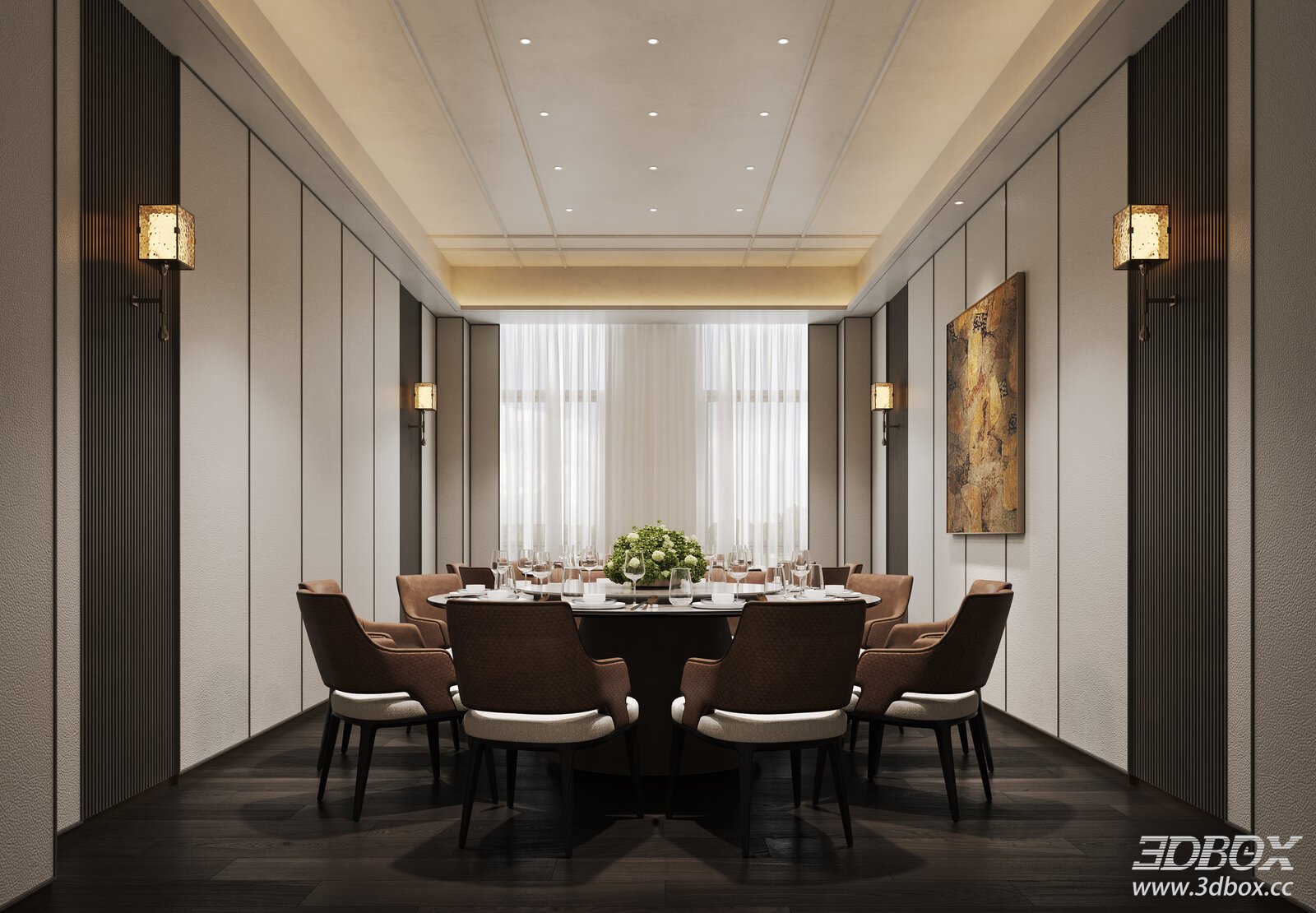 Modern Luxury Private Restaurant Dining Room