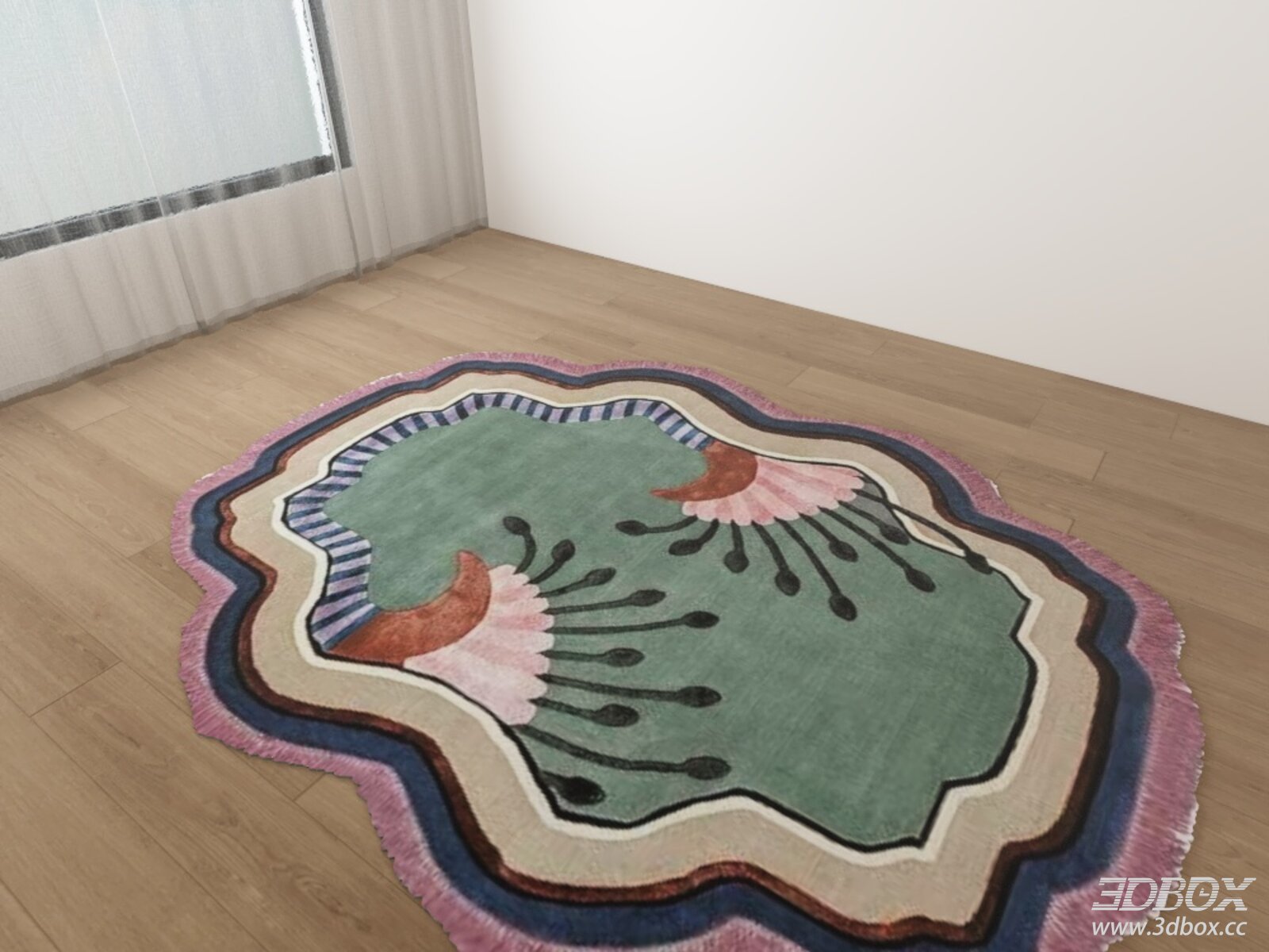 Irregular Dopamine Style Artistic Carpet