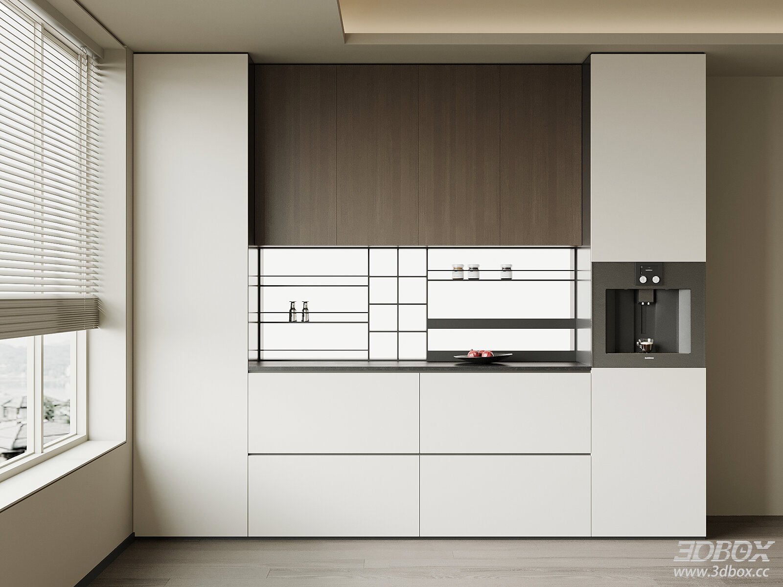 Modern Italian Minimalist Sideboard Wine Cabinet