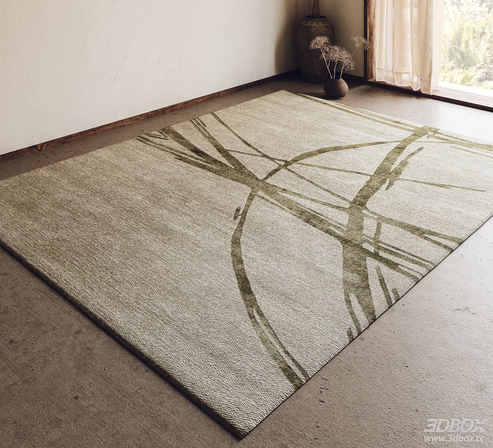 Modern Abstract Fabric Carpet