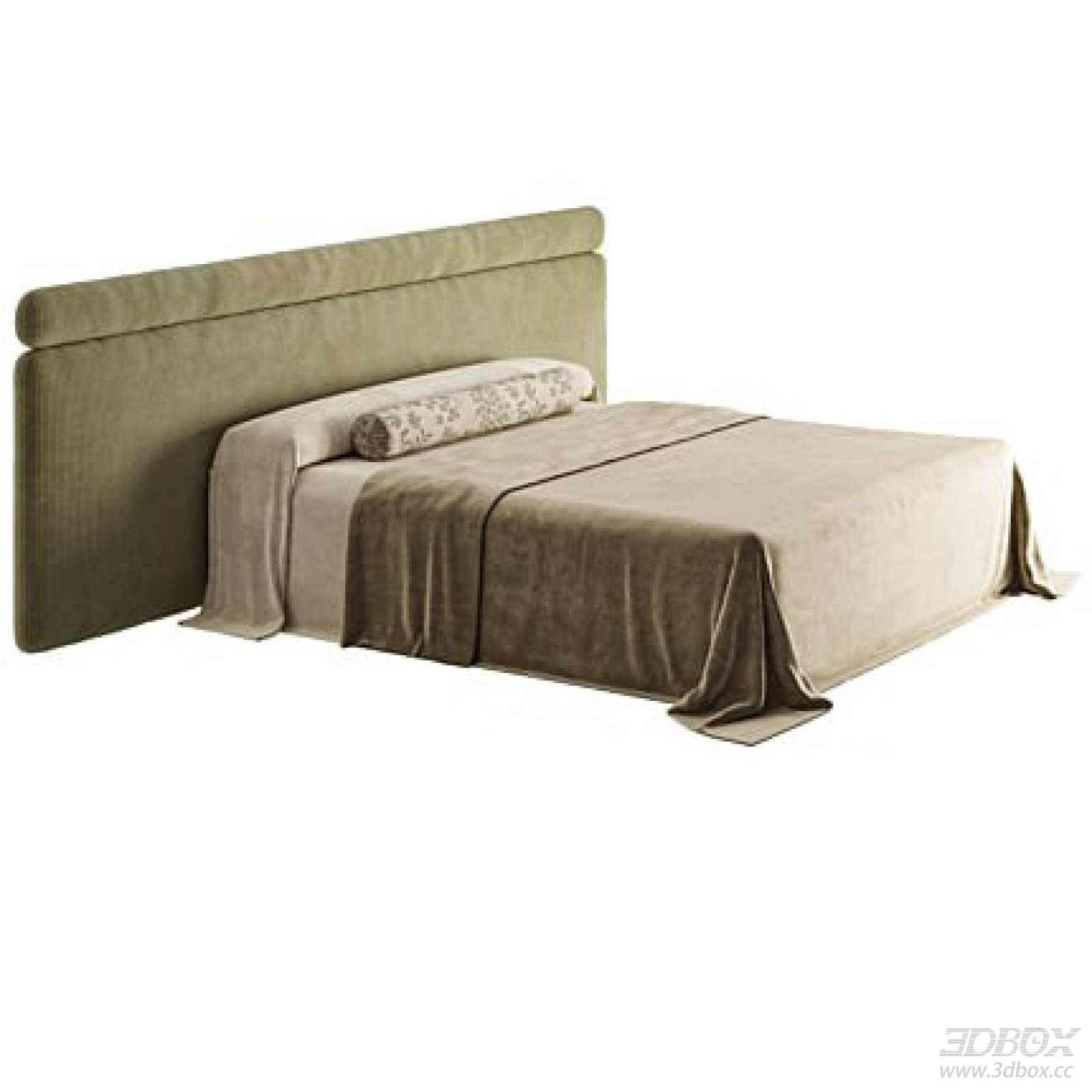 Modern Upholstered Velvet Double Bed