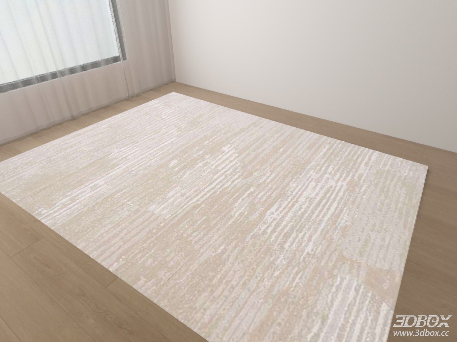 Modern Beige Textured Minimalist Carpet