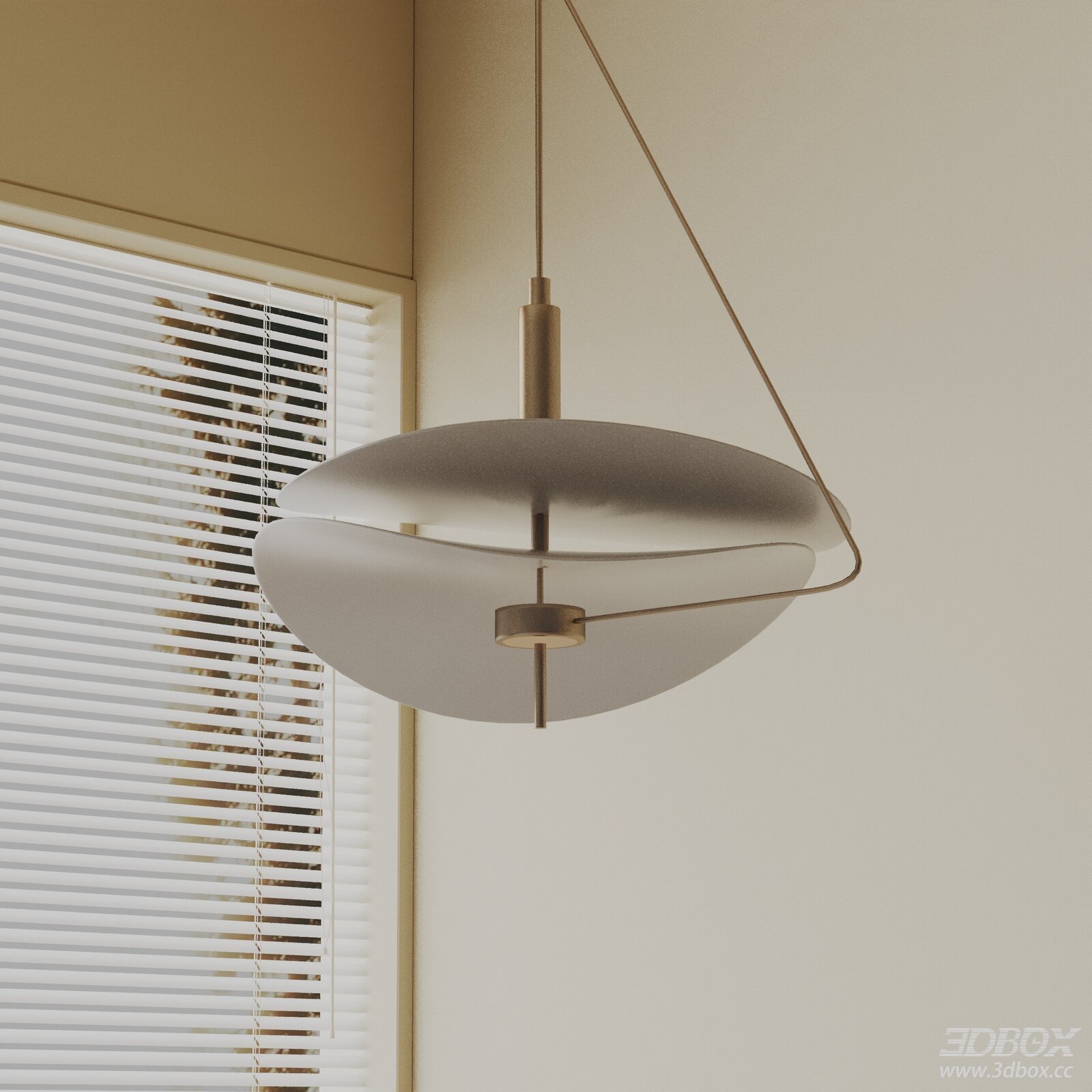 Modern Minimalist Brass Ceiling Pendant Lamp