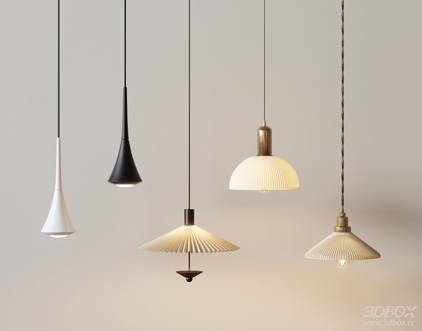 Modern Minimalist Pendant Ceiling Lamp Set