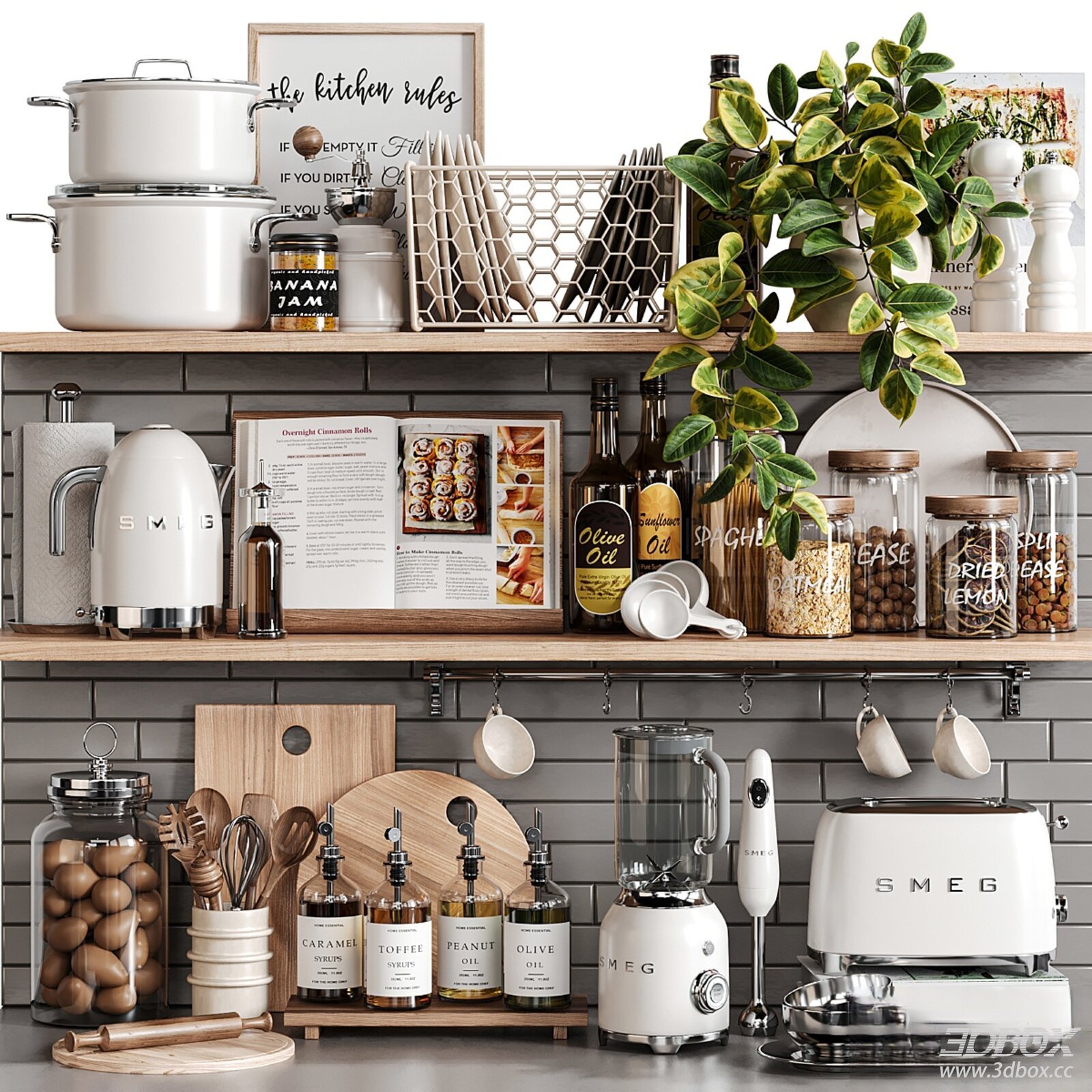 Nordic Style Kitchen Decor Set