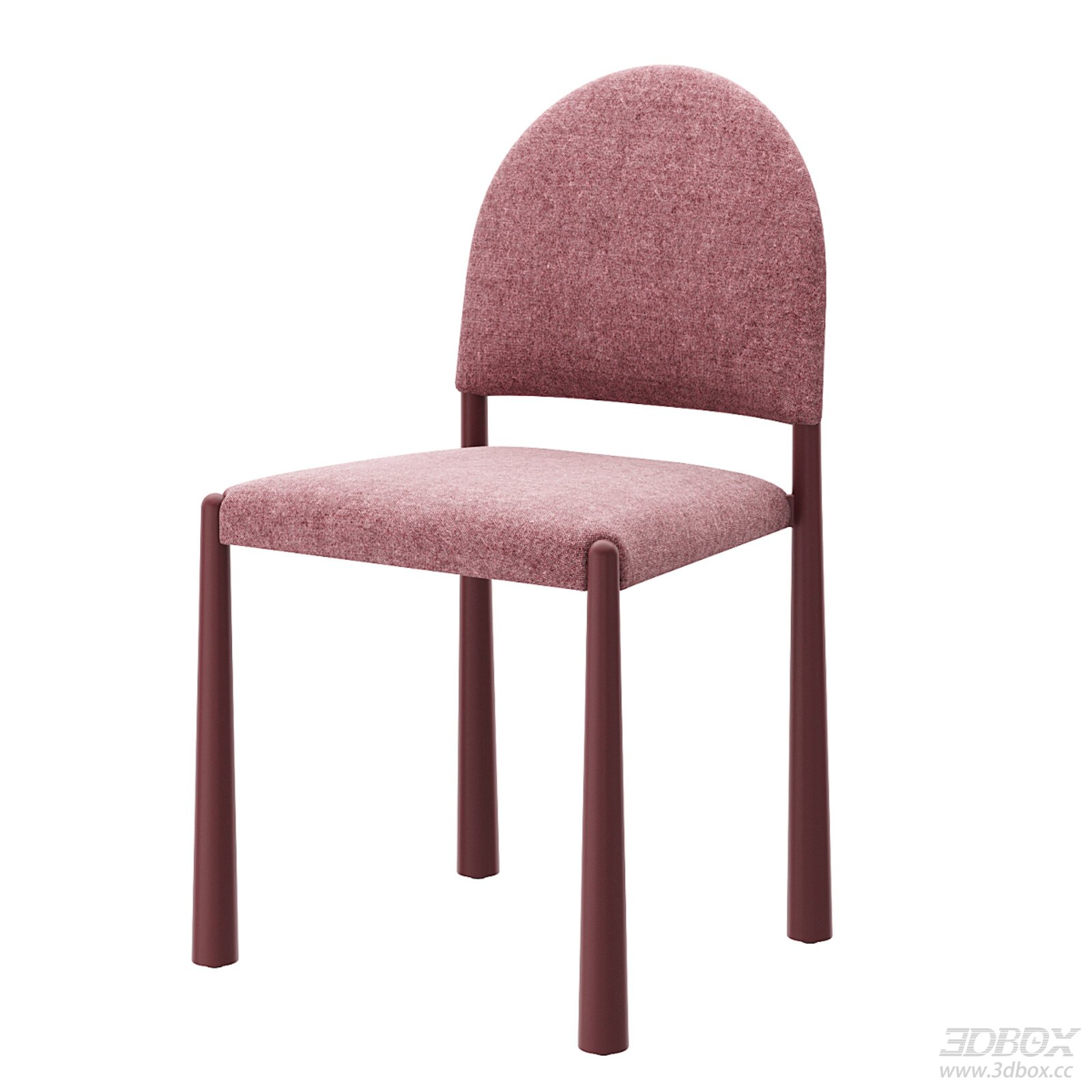 Modern Cream Style Fabric Upholstered Dining Chair