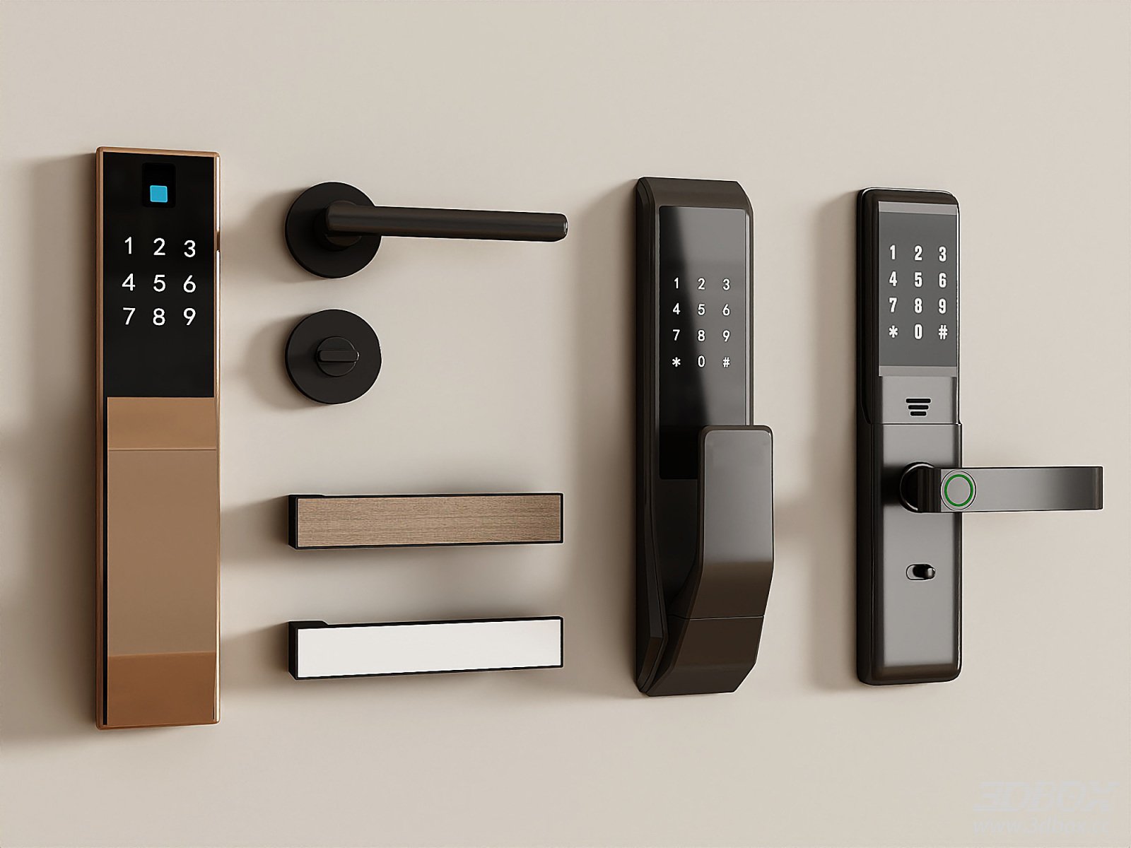 Smart Digital Fingerprint Door Lock Set