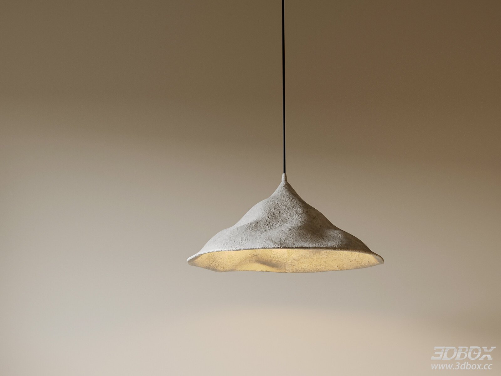 Modern Textured Plaster Wabi Sabi Pendant Ceiling Lamp