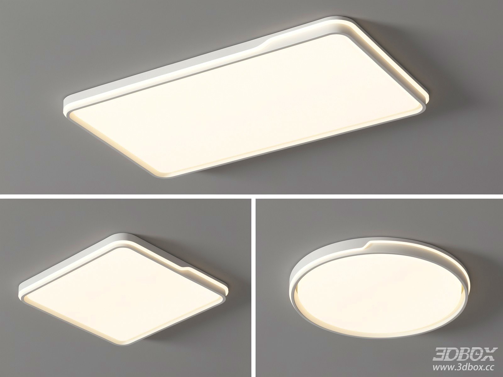 Modern Minimalist LED Ceiling Lamp Set