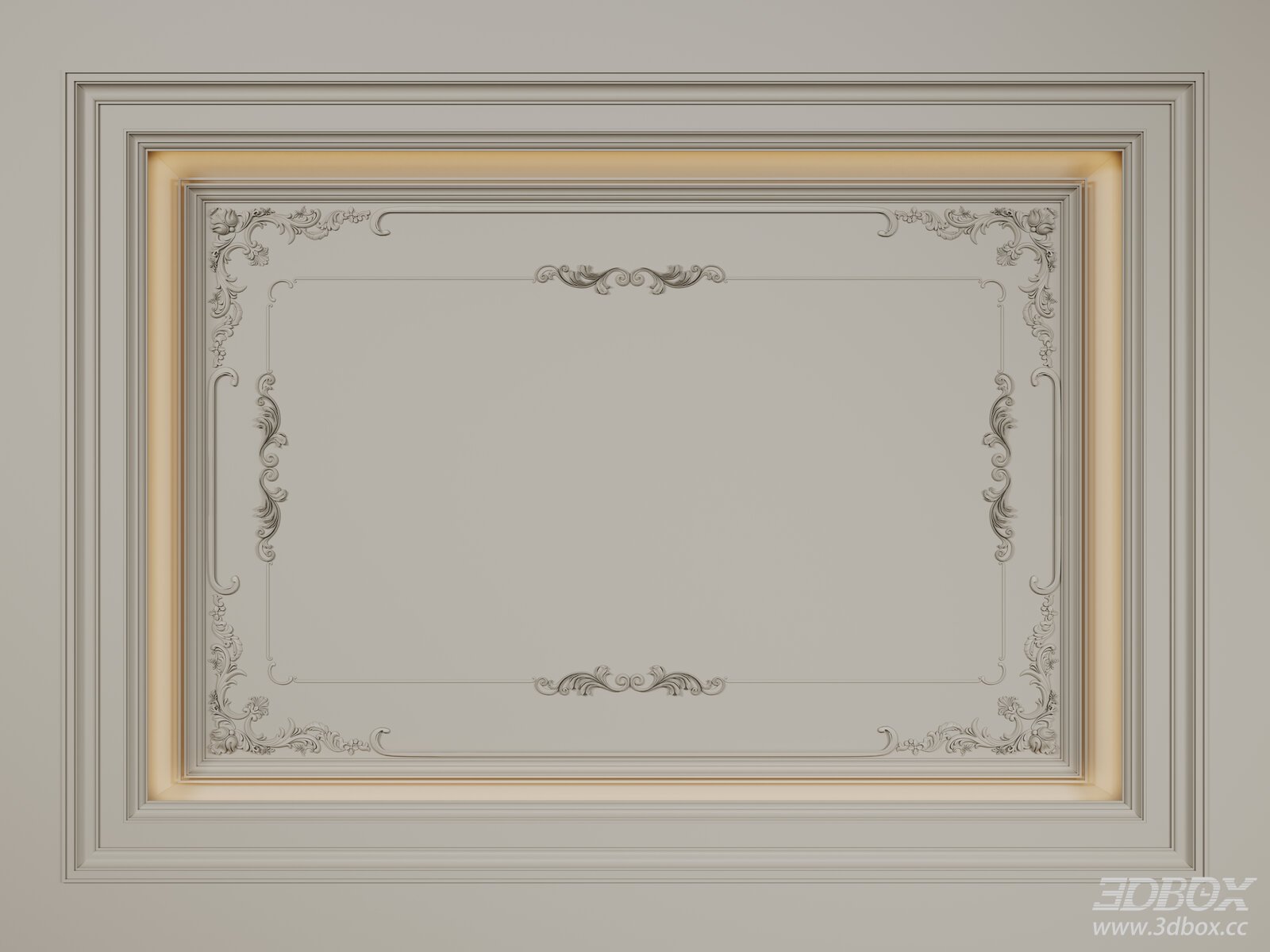 French Style Ornate Decorative Plaster Ceiling Molding