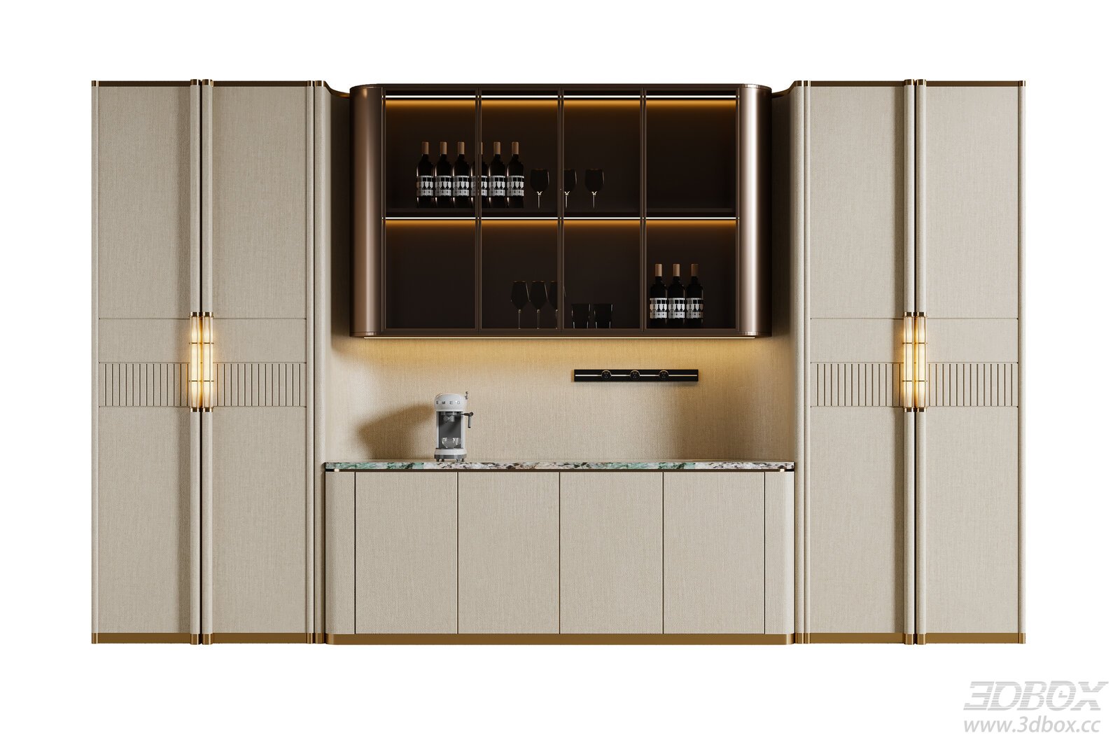 Modern Italian Luxury Sideboard Wine Cabinet