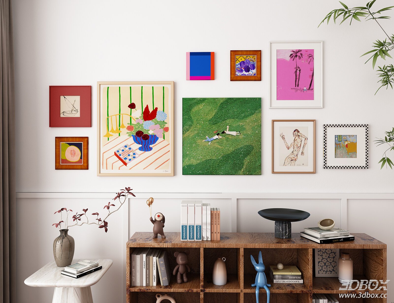 Decorative Gallery Wall Picture Frame Set Modern Interior