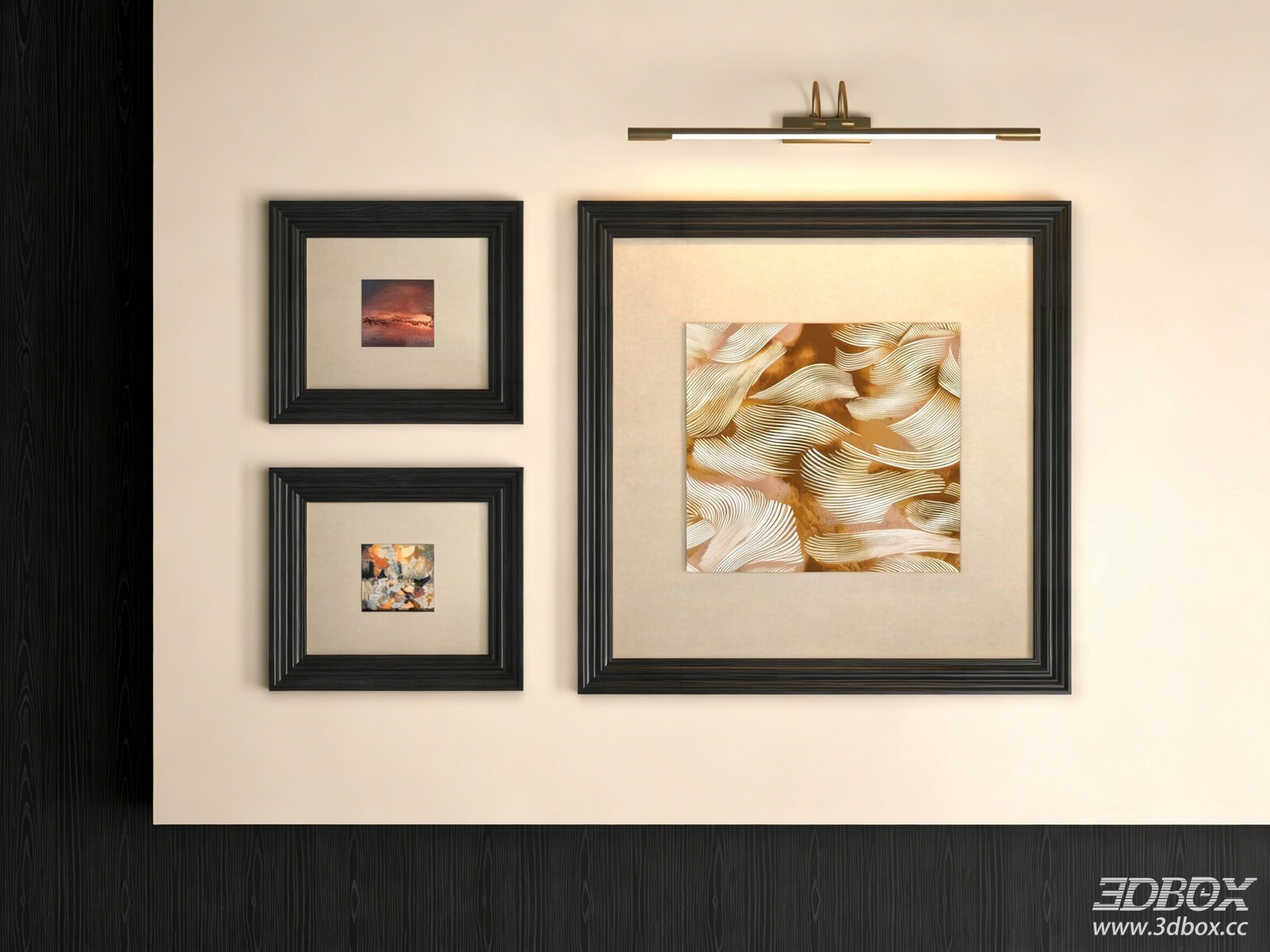 Modern Luxury Decorative Wall Art Frame Set