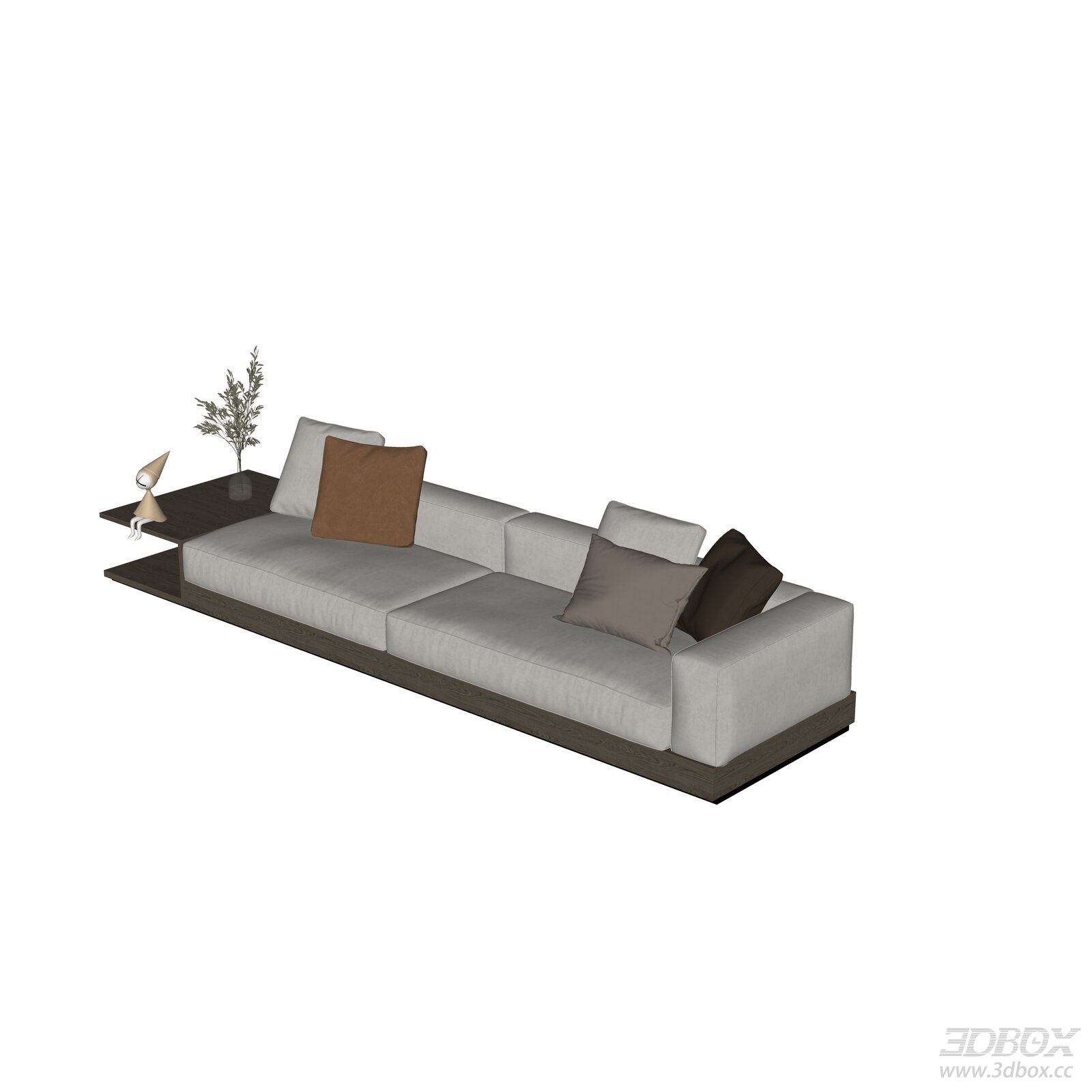 Modern Italian Style Fabric Sectional Sofa Set