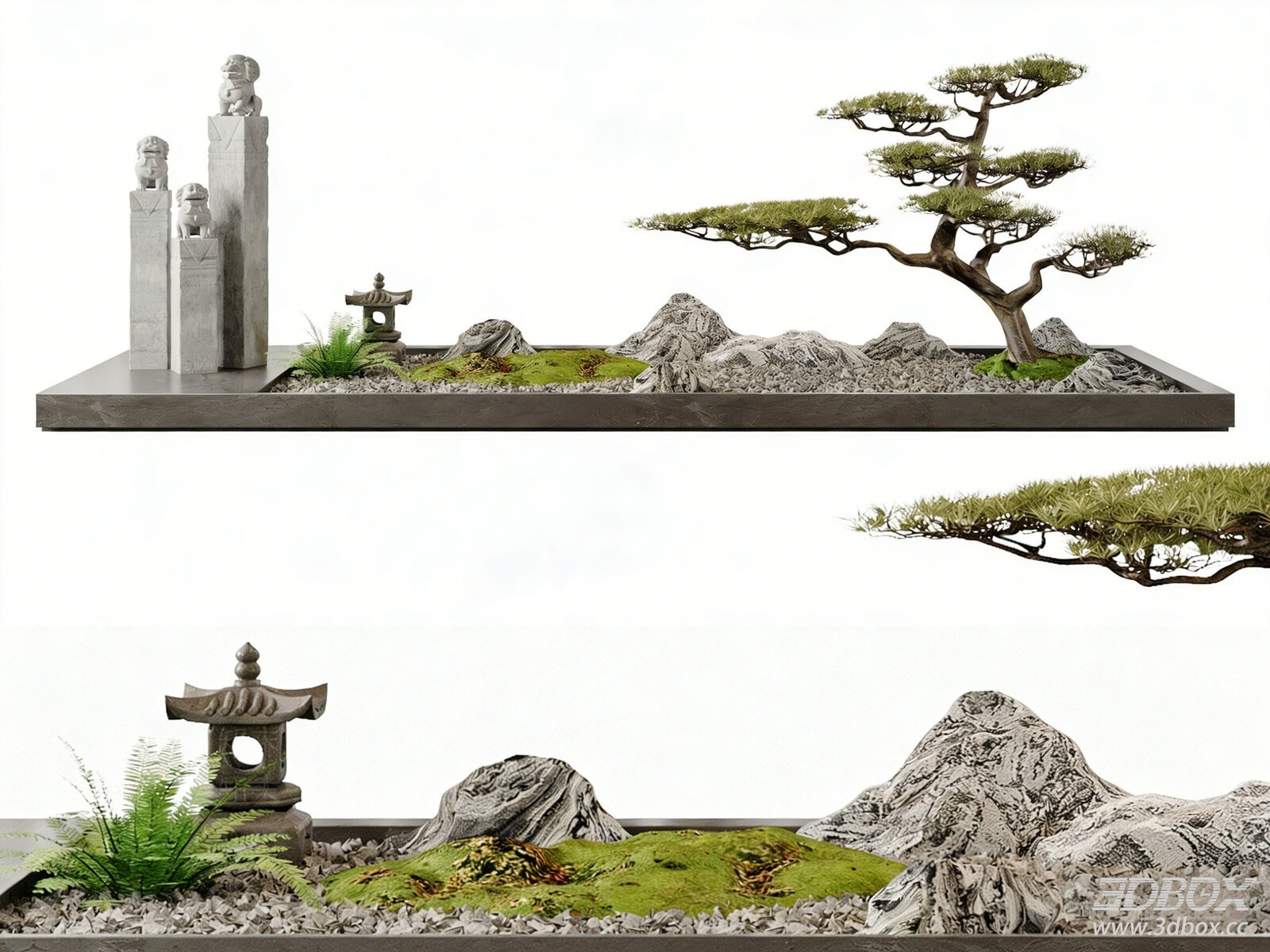 New Chinese Style Zen Garden Decorative Set