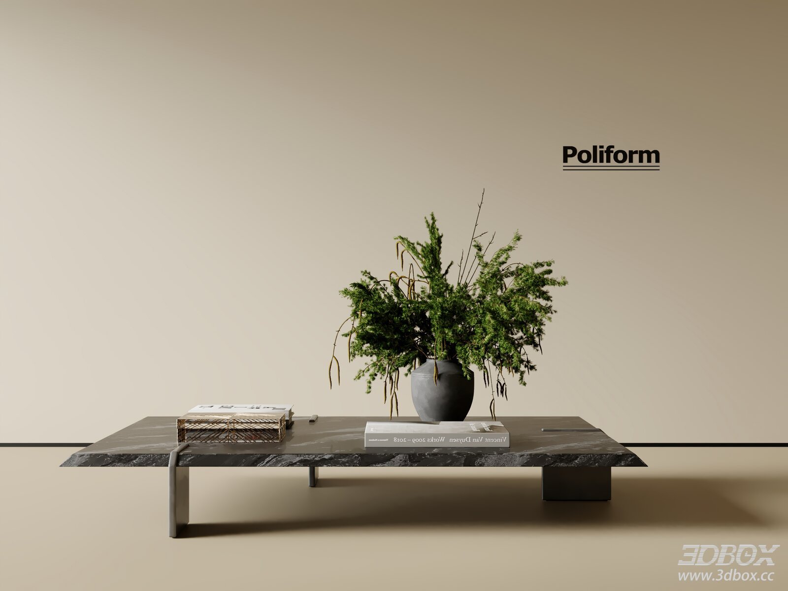 Modern Marble Top Coffee Table