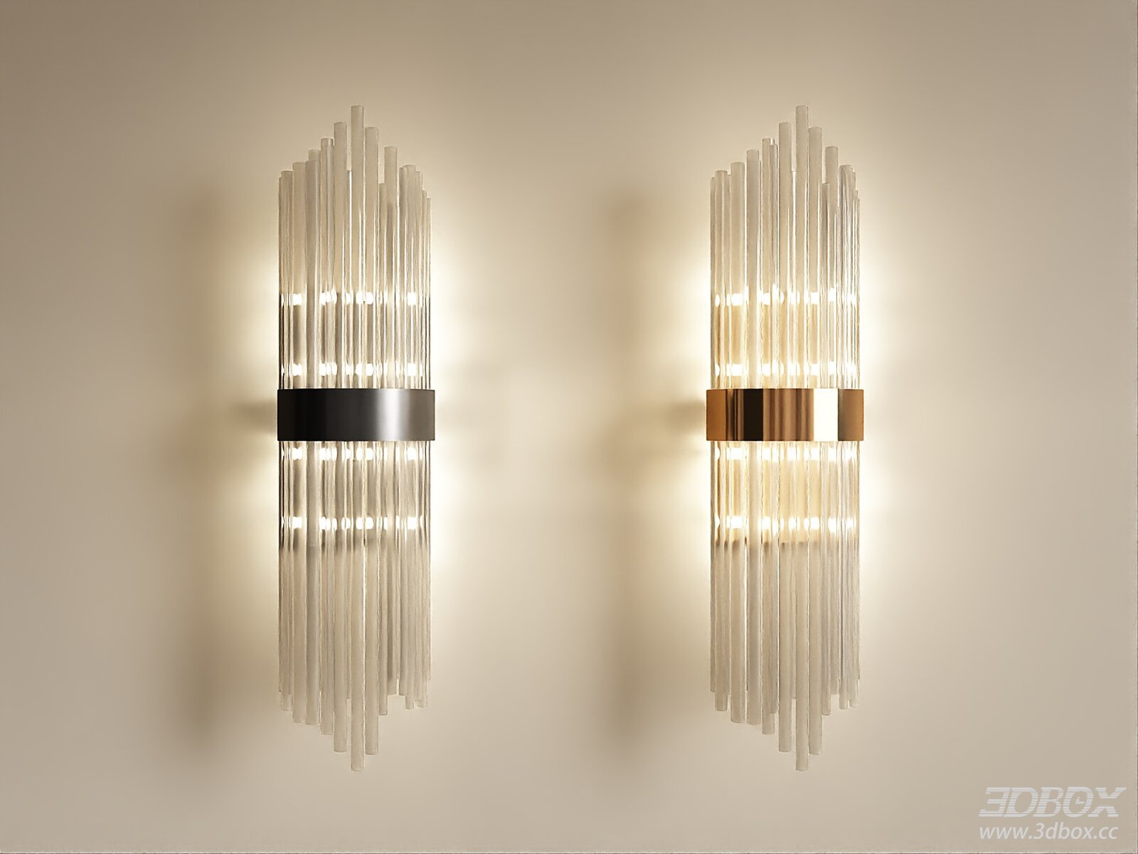 Modern Luxury Crystal Glass Wall Lamp
