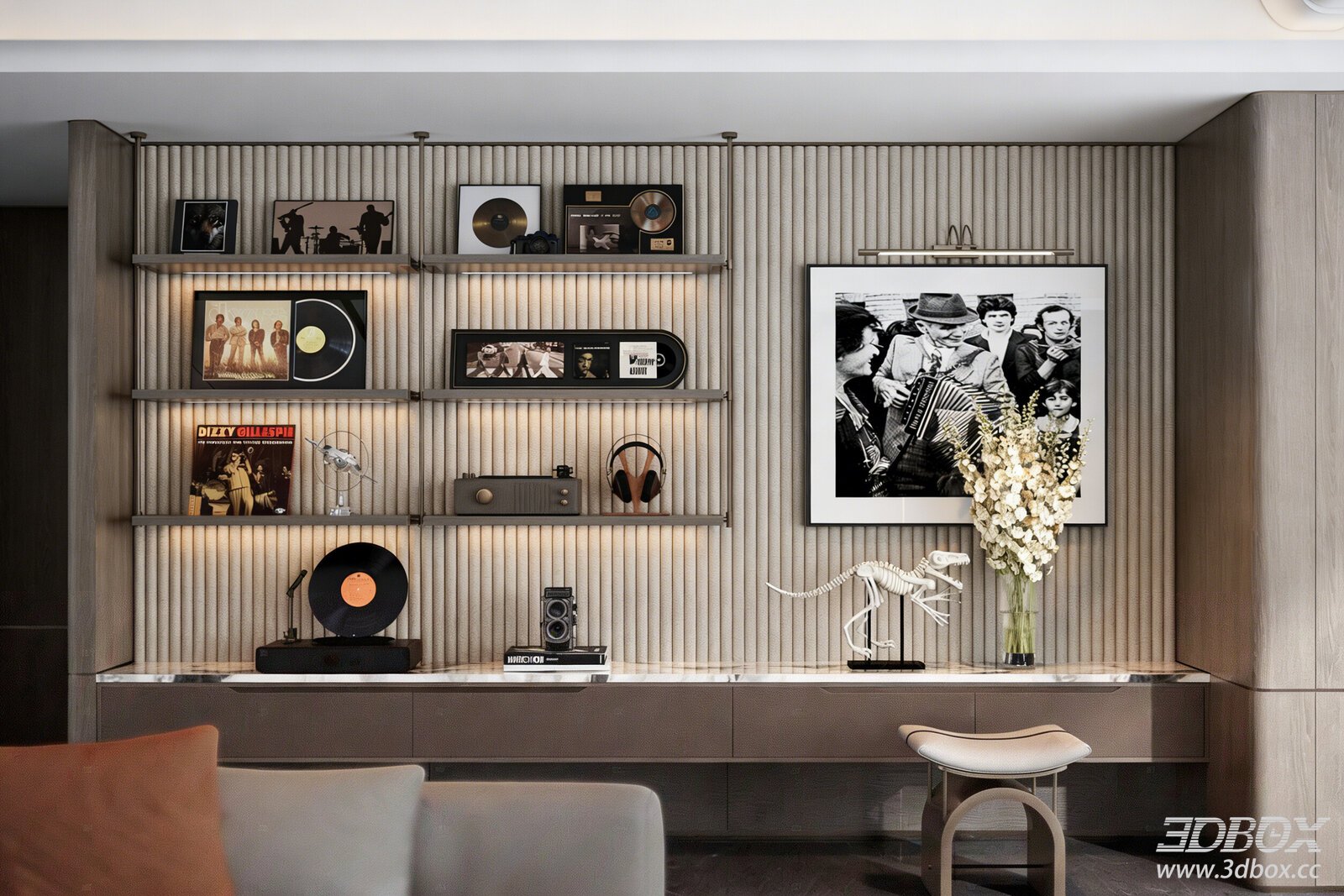 Modern Luxury Living Room Decorative Set