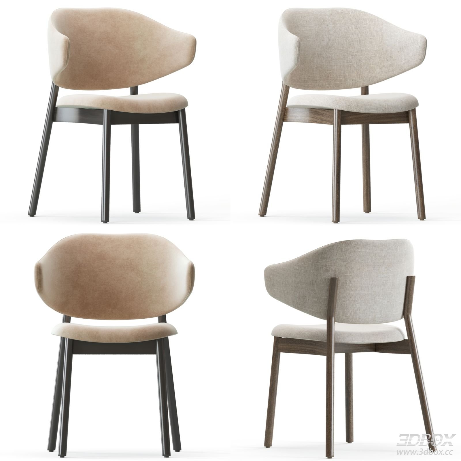 Calligaris Holly Modern Upholstered Dining Chair