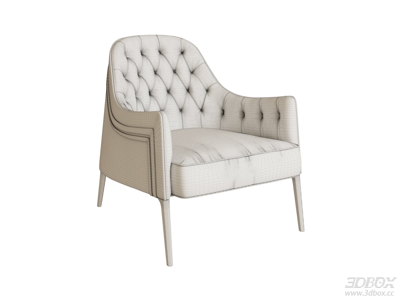 Vittoria Frigerio Tufted Upholstered Armchair