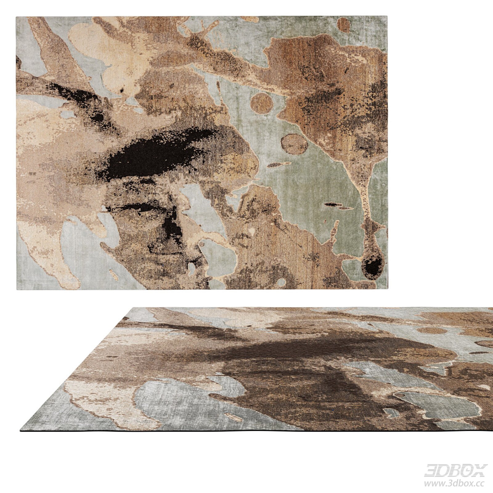 Modern Abstract New Chinese Style Carpet