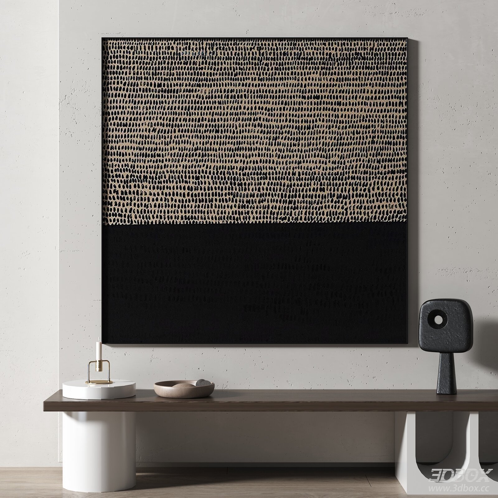 Wabi Sabi Abstract Minimalist Wall Art Frame