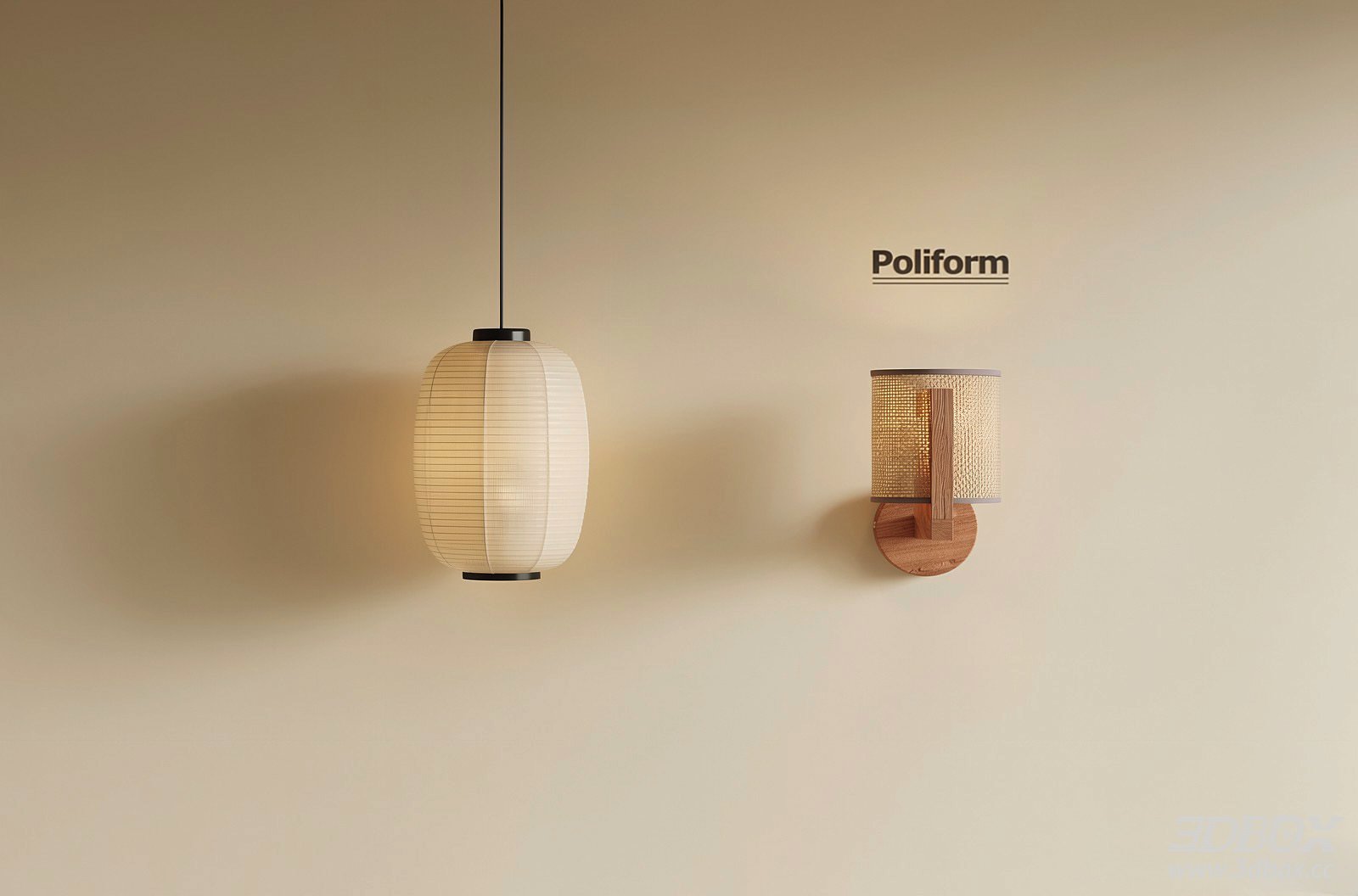 Wabi Sabi Style Ceiling and Wall Lantern Lamps