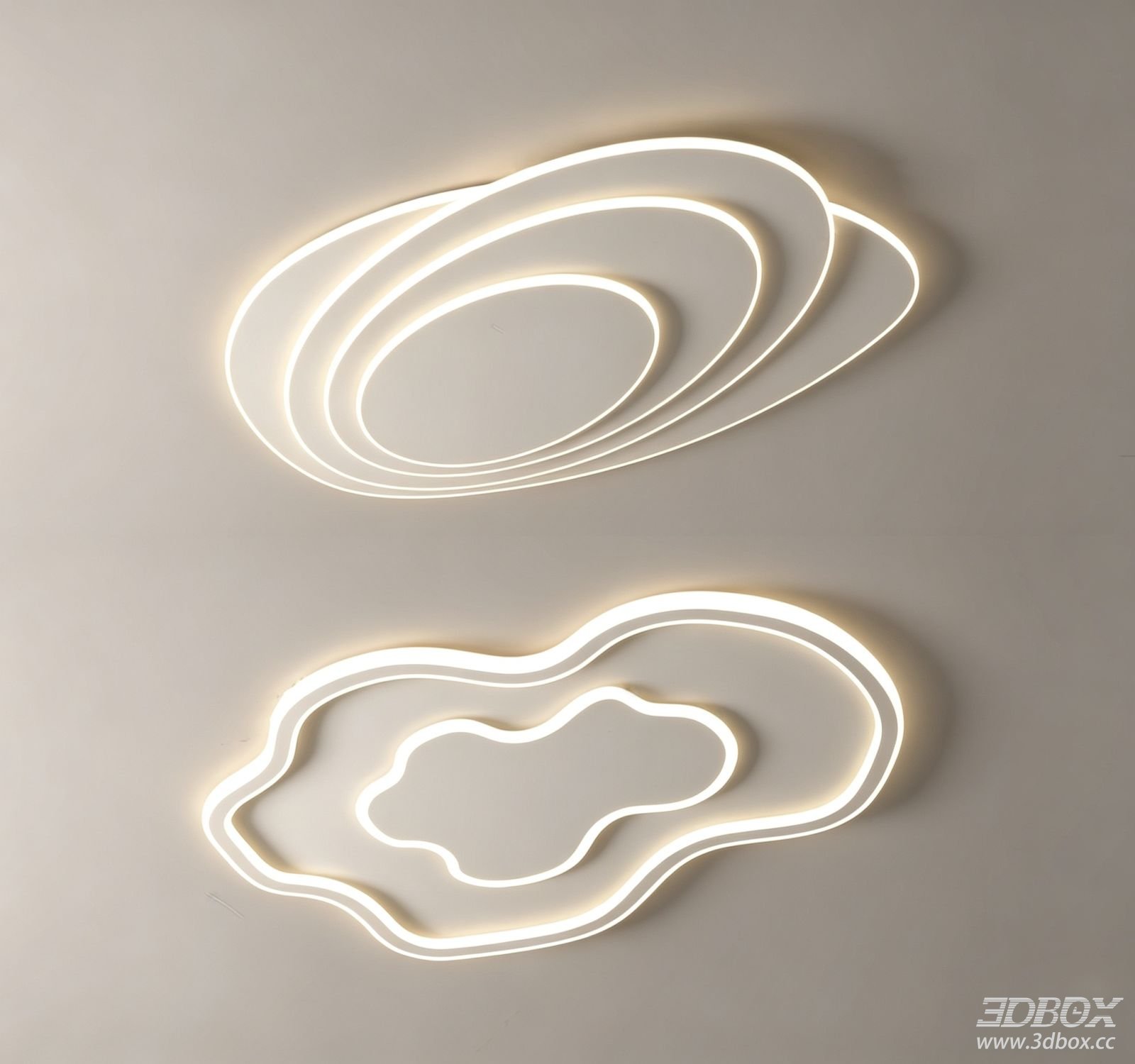 Modern Minimalist LED Ceiling Lamp Set