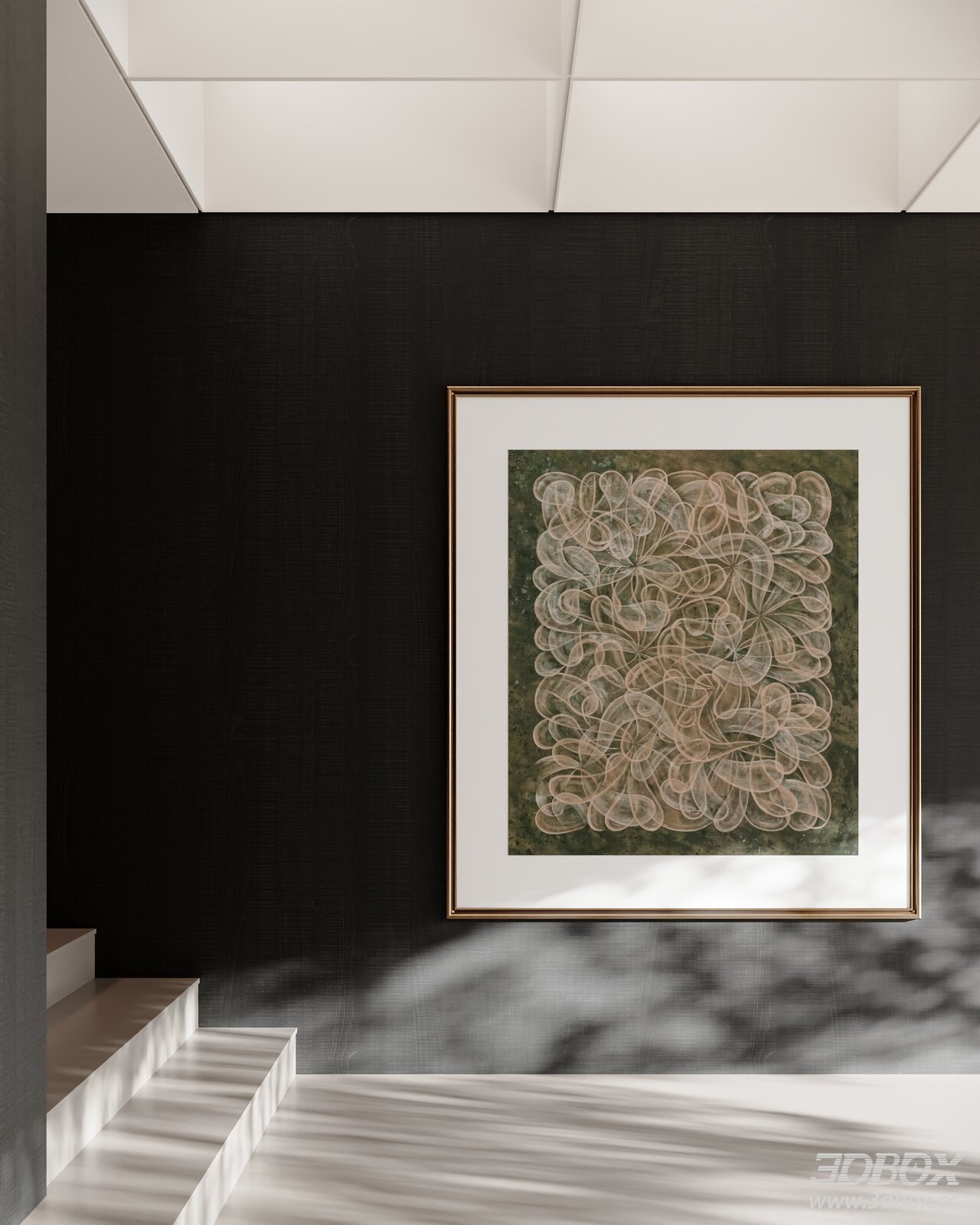 American Light Luxury Abstract Wall Art Frame
