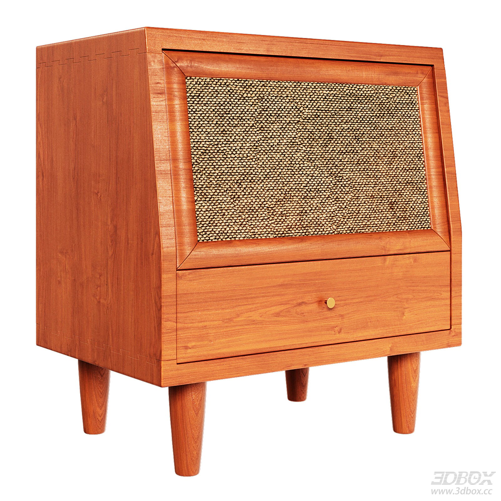 Nordic Minimalist Wooden Nightstand Side Table